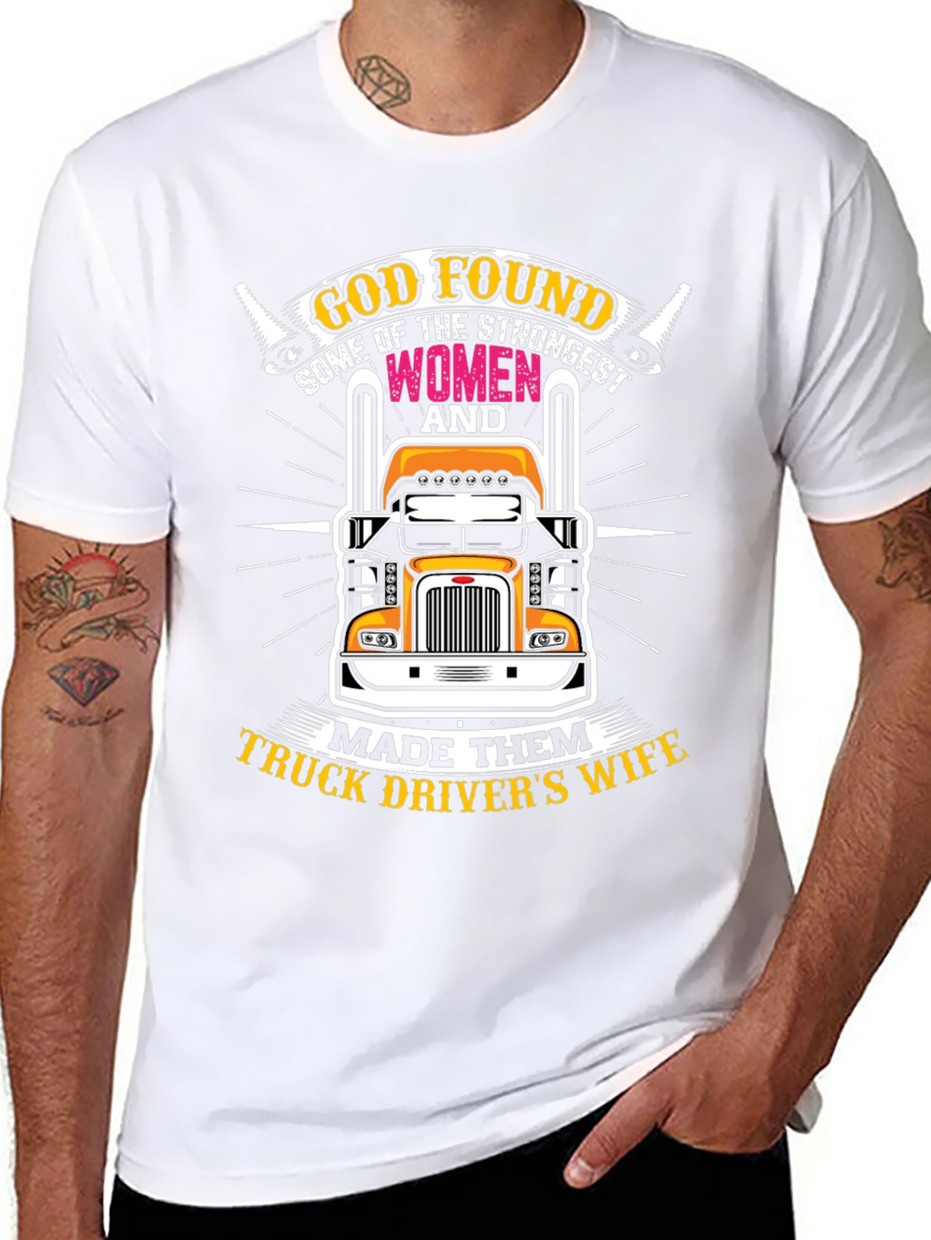 Truck Drivers Wife Graphic Tee