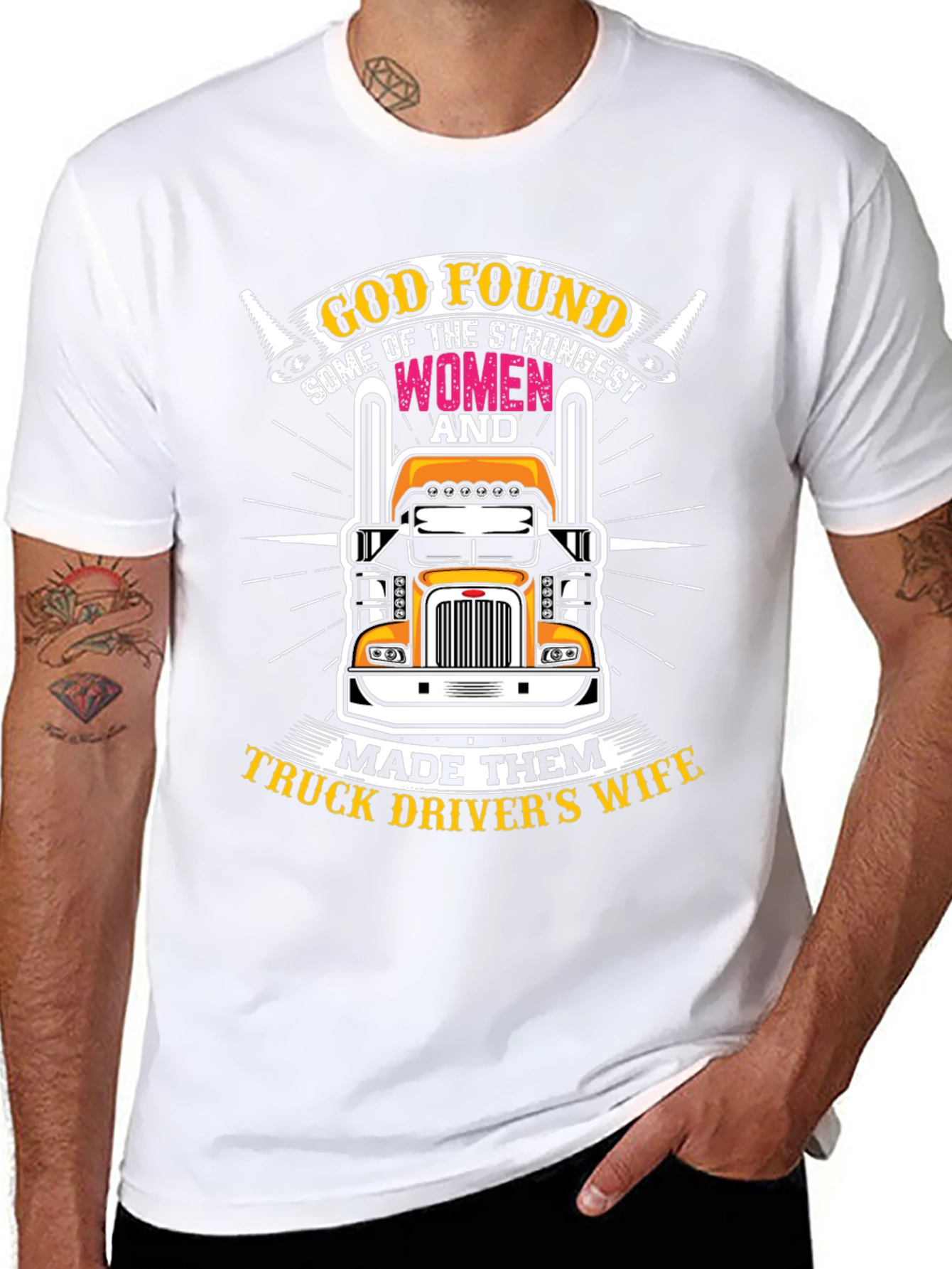Truck Drivers Wife Graphic Tee