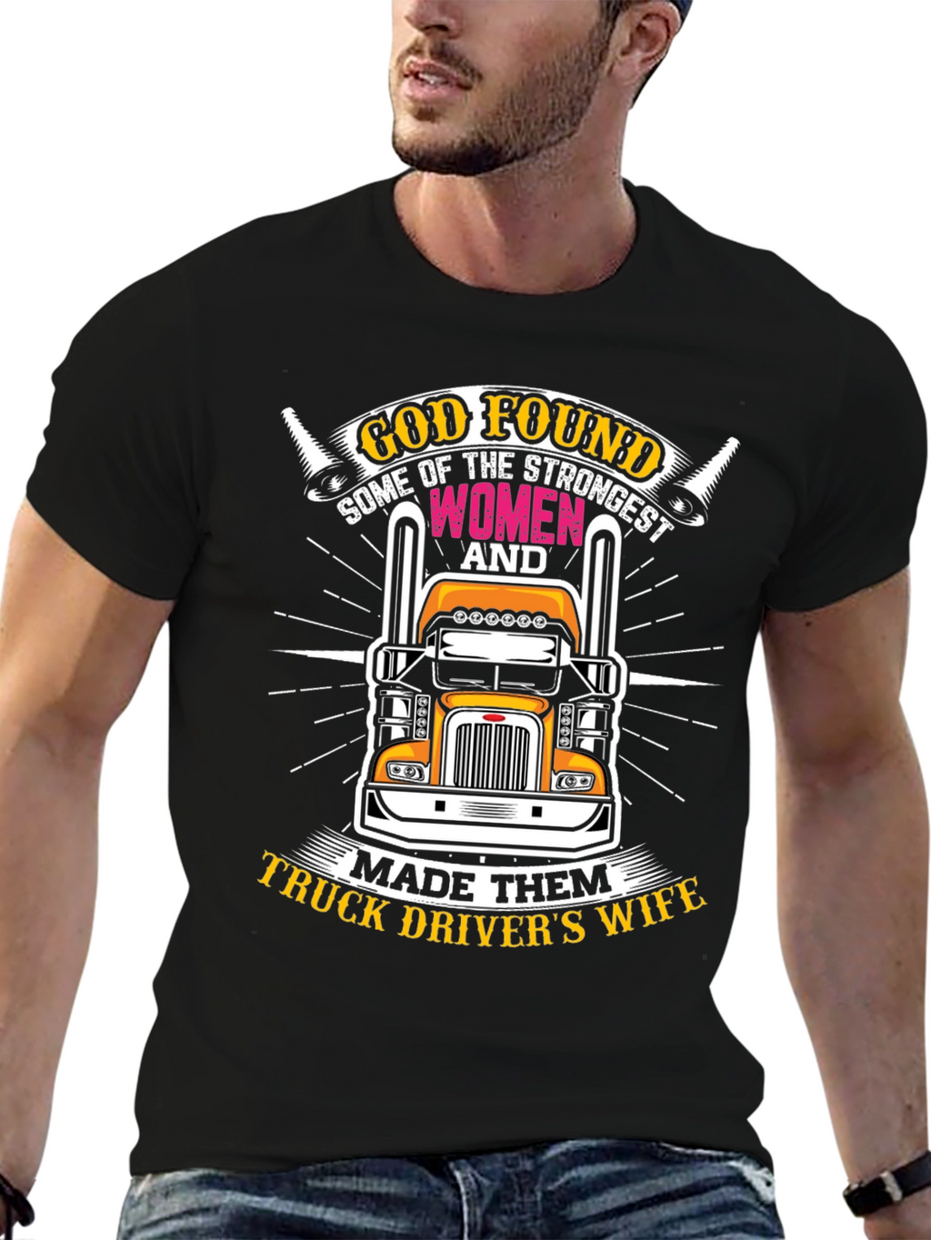 Truck Drivers Wife Graphic Tee