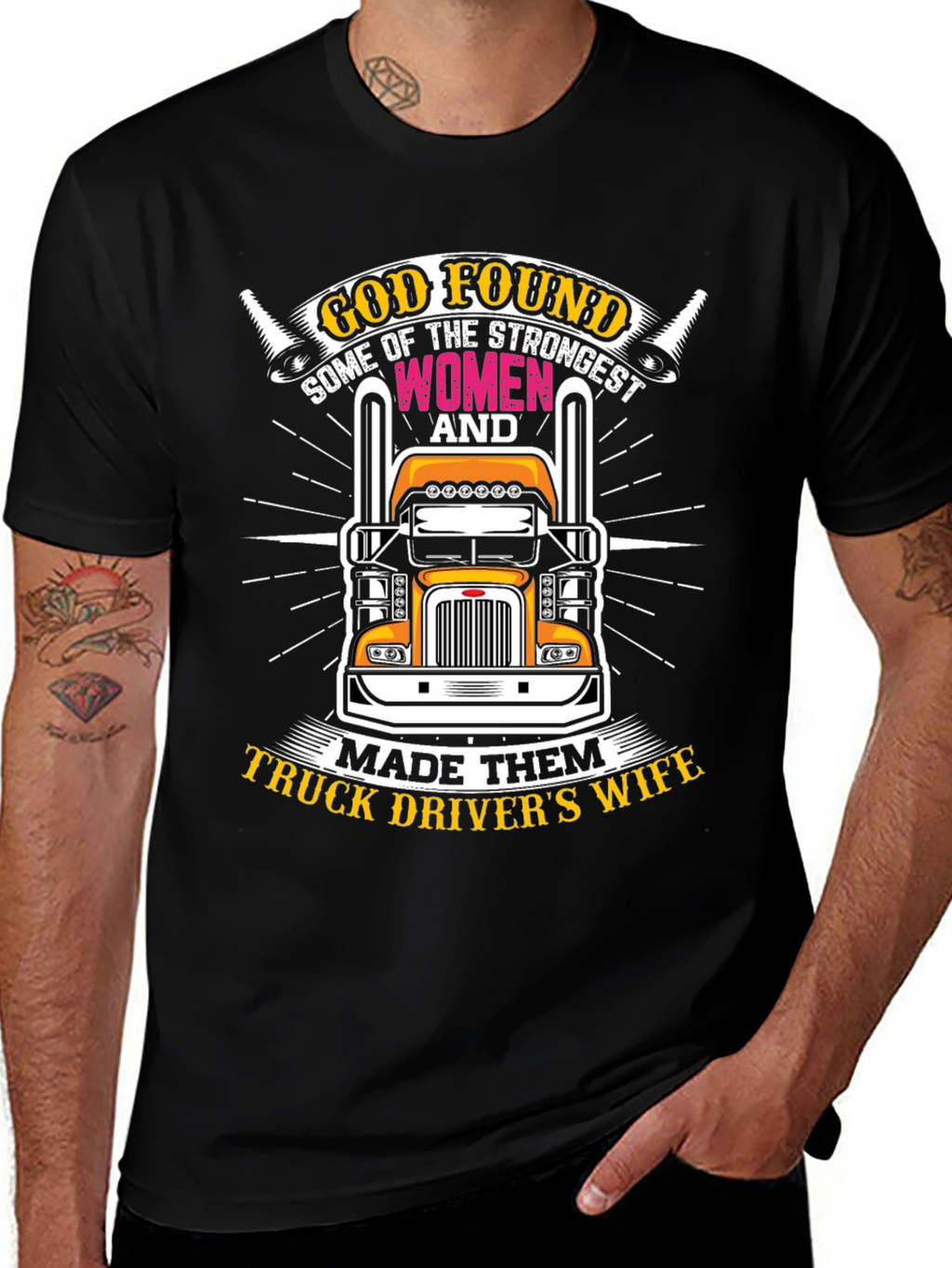 Truck Drivers Wife Graphic Tee