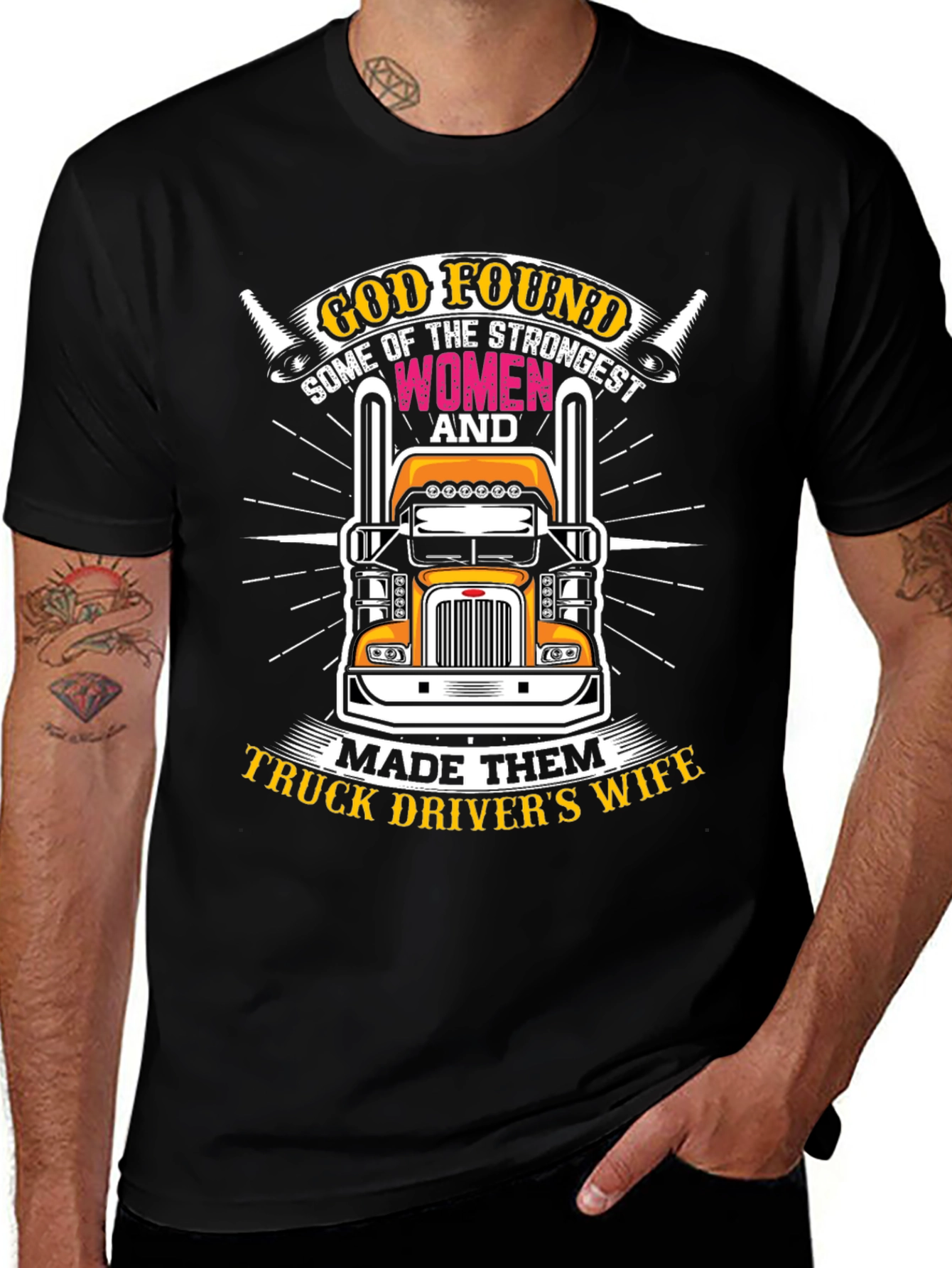 Truck Drivers Wife Graphic Tee