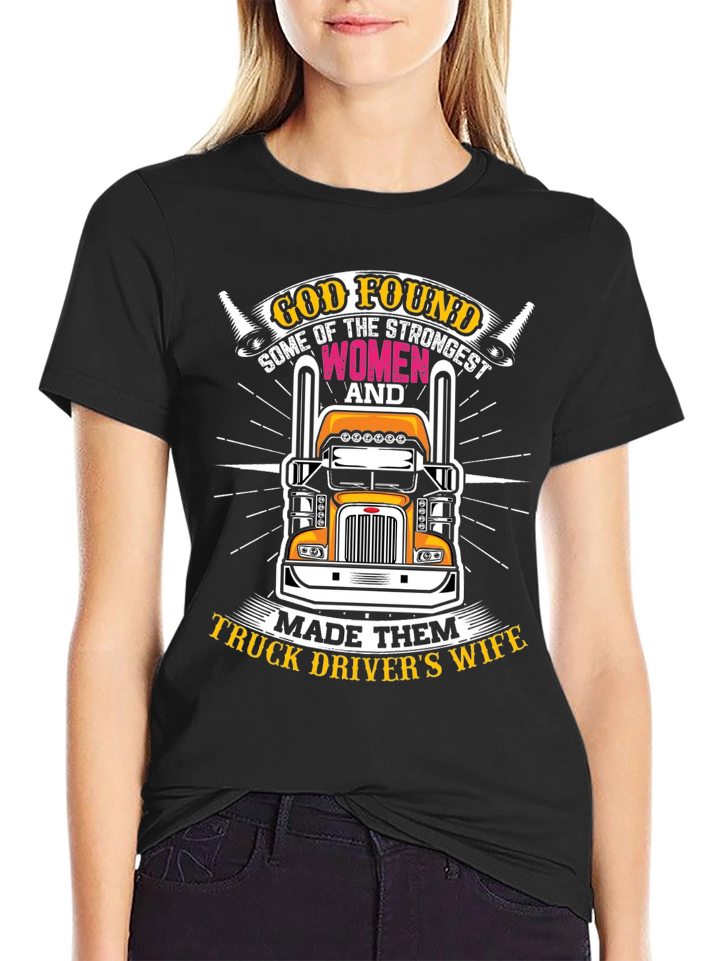 Truck Drivers Wife Graphic Tee