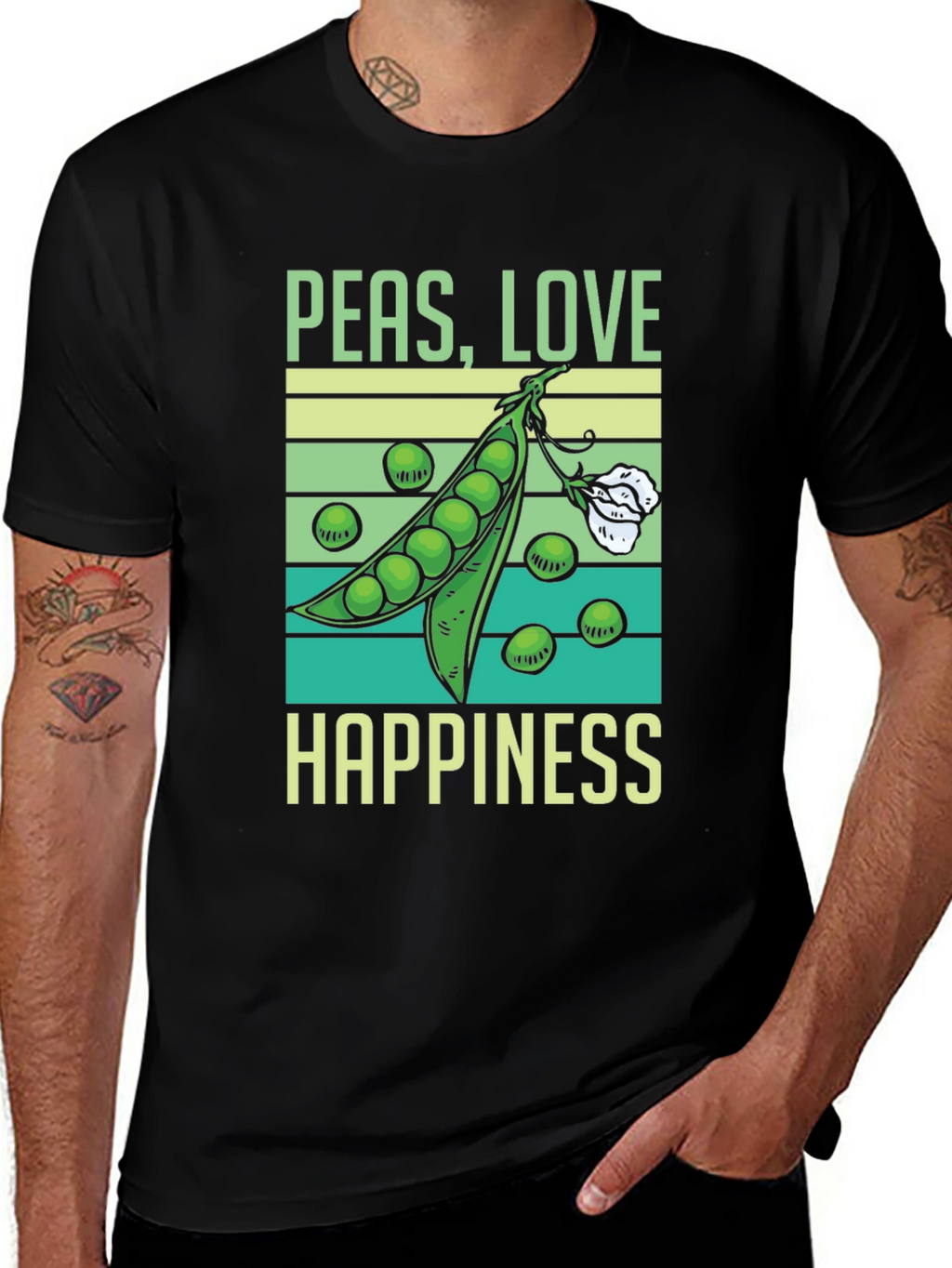 Peas Love Happiness T-Shirt