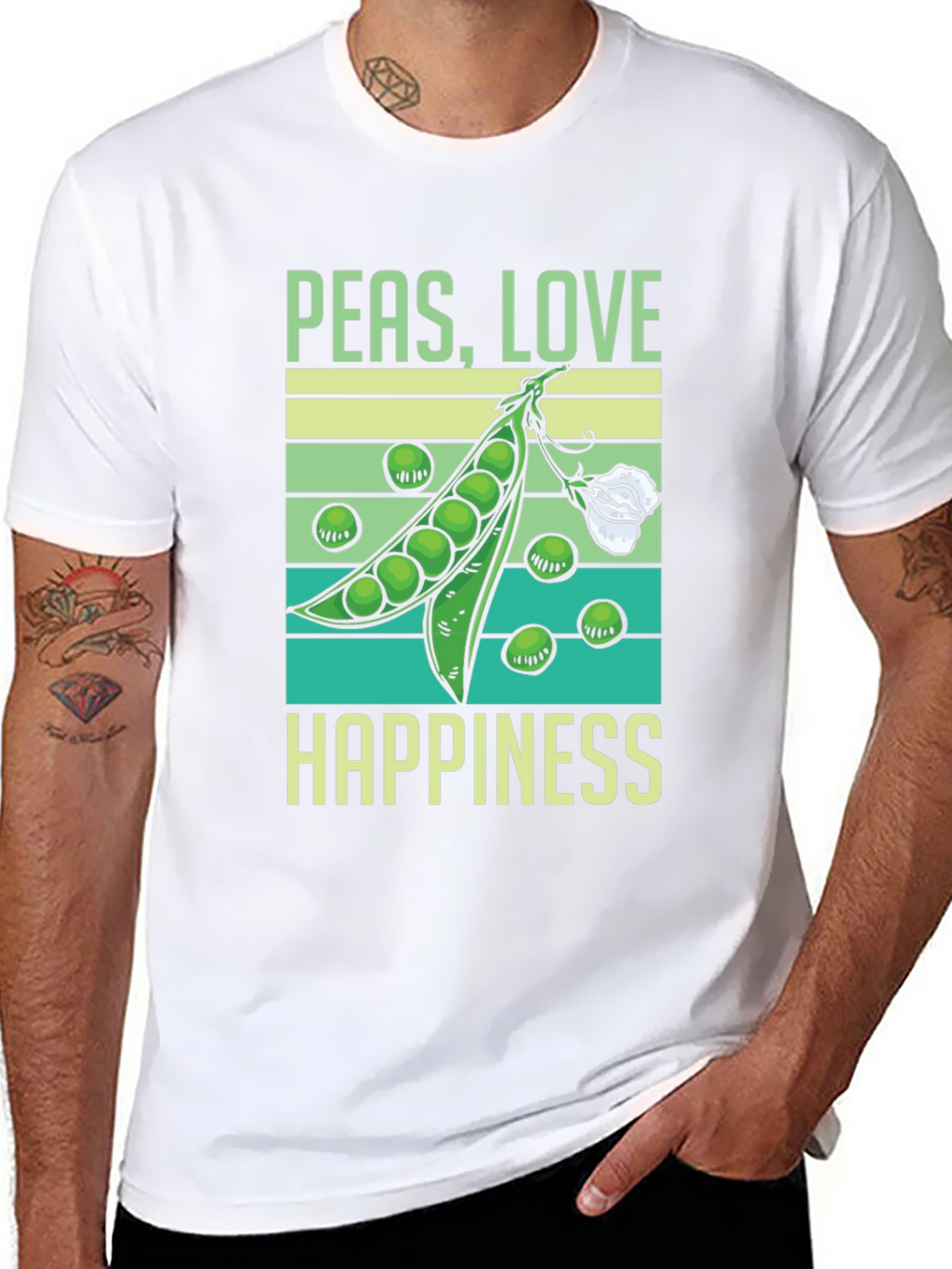 Peas Love Happiness T-Shirt