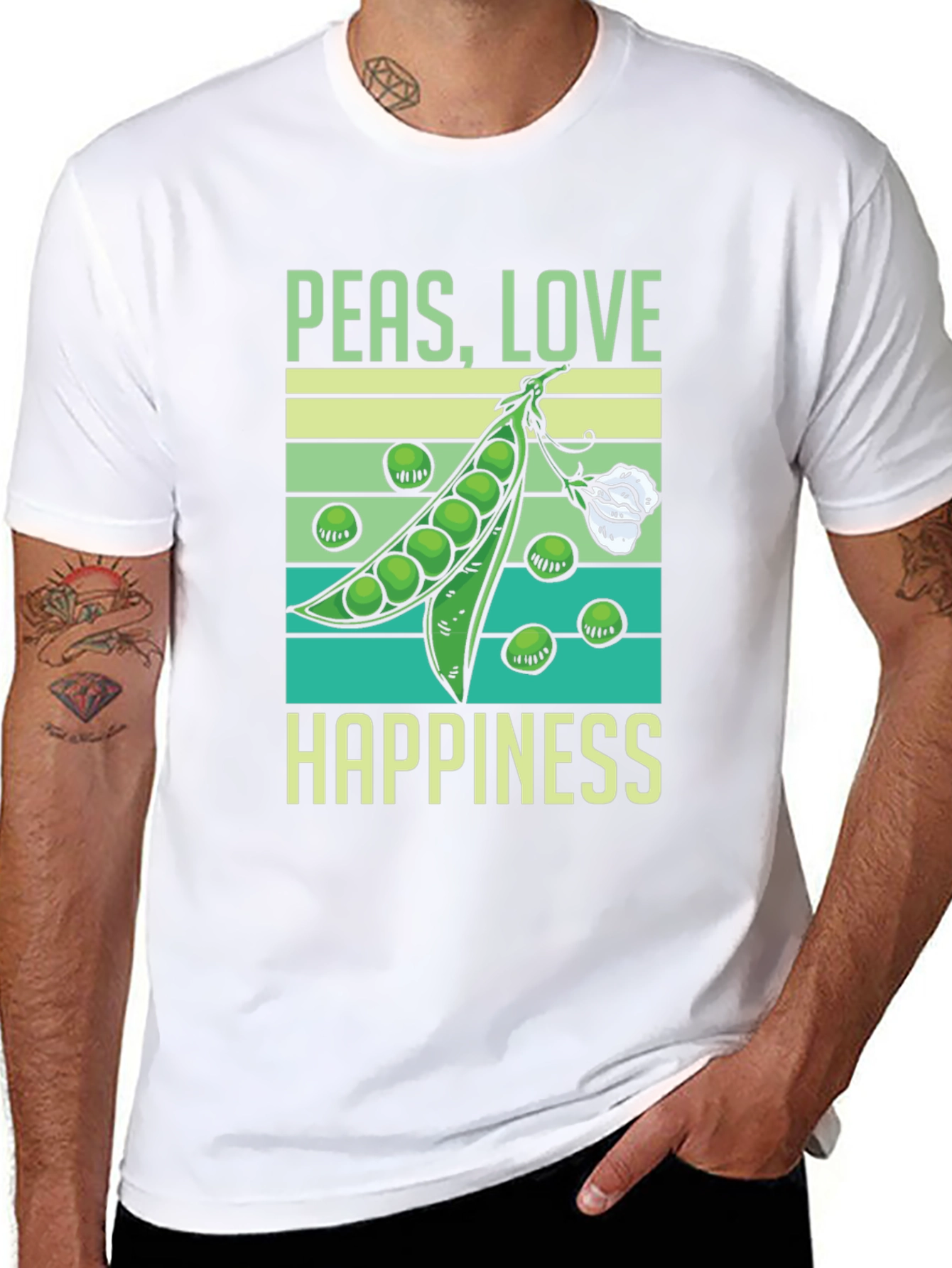 Peas Love Happiness T-Shirt