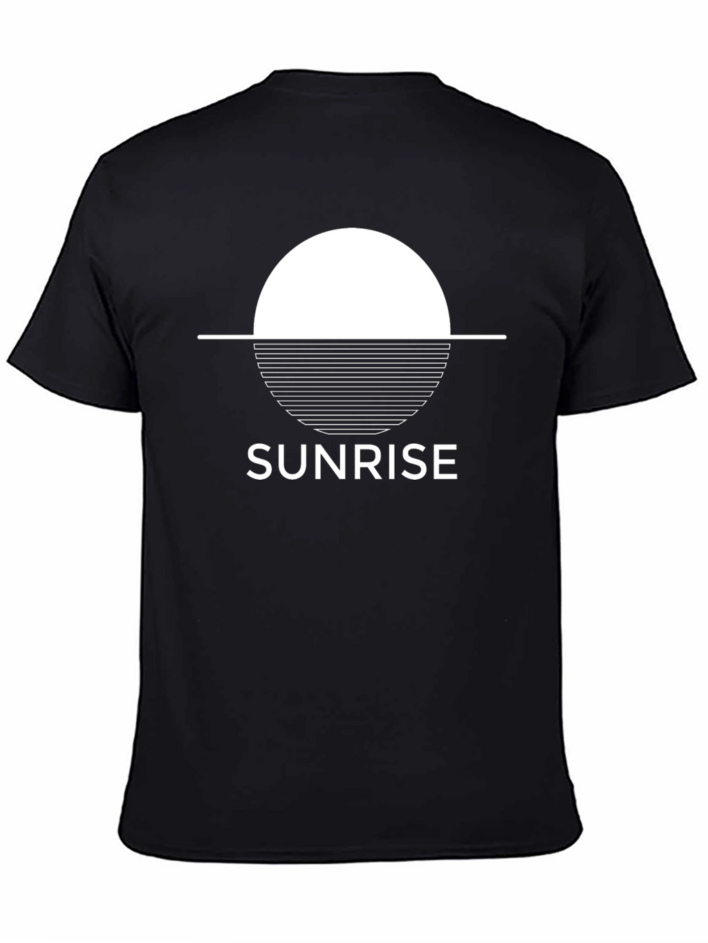 Sunrise Graphic Tee - Modern Minimalist T-Shirt