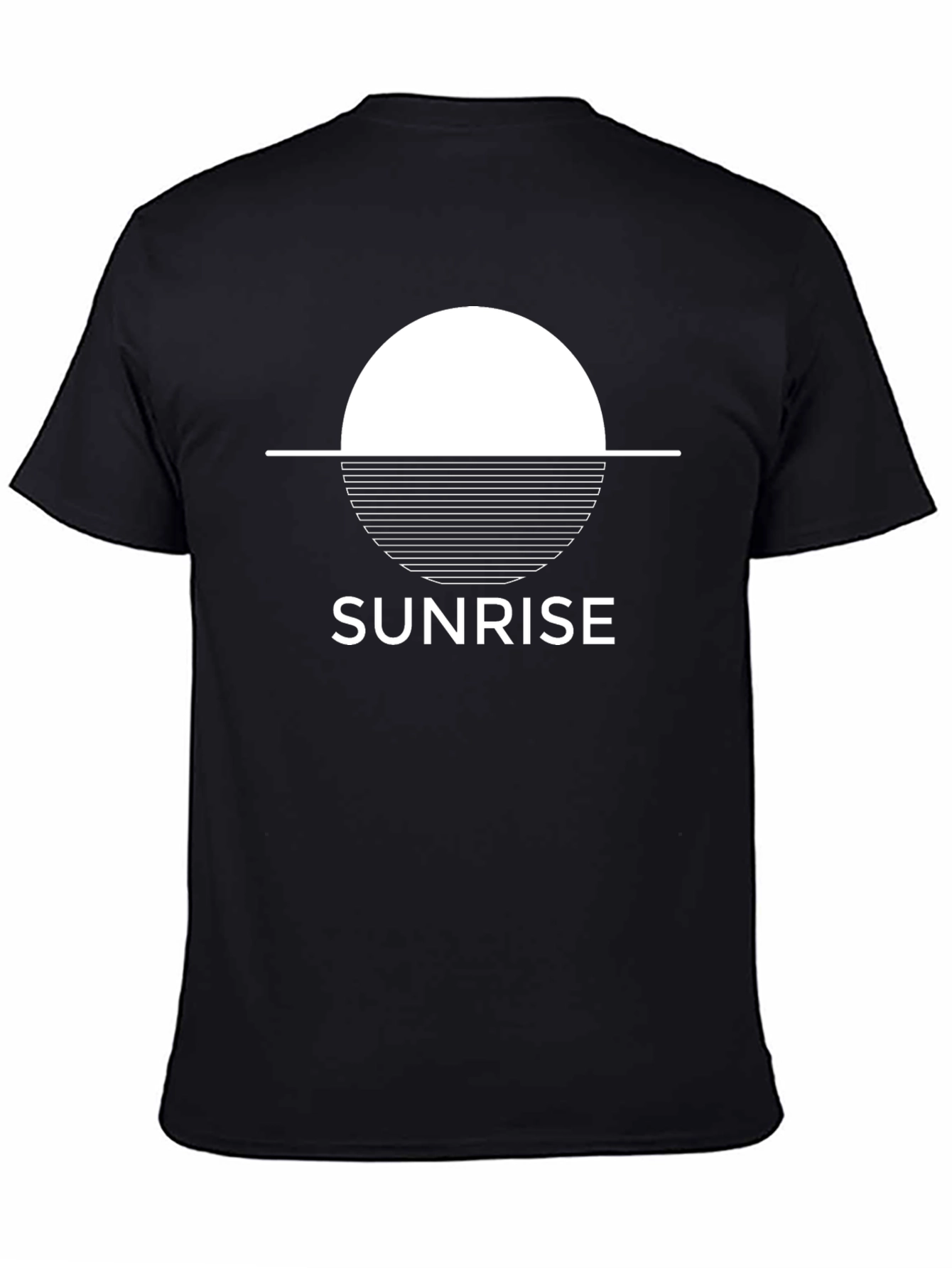 Sunrise Graphic Tee - Modern Minimalist T-Shirt