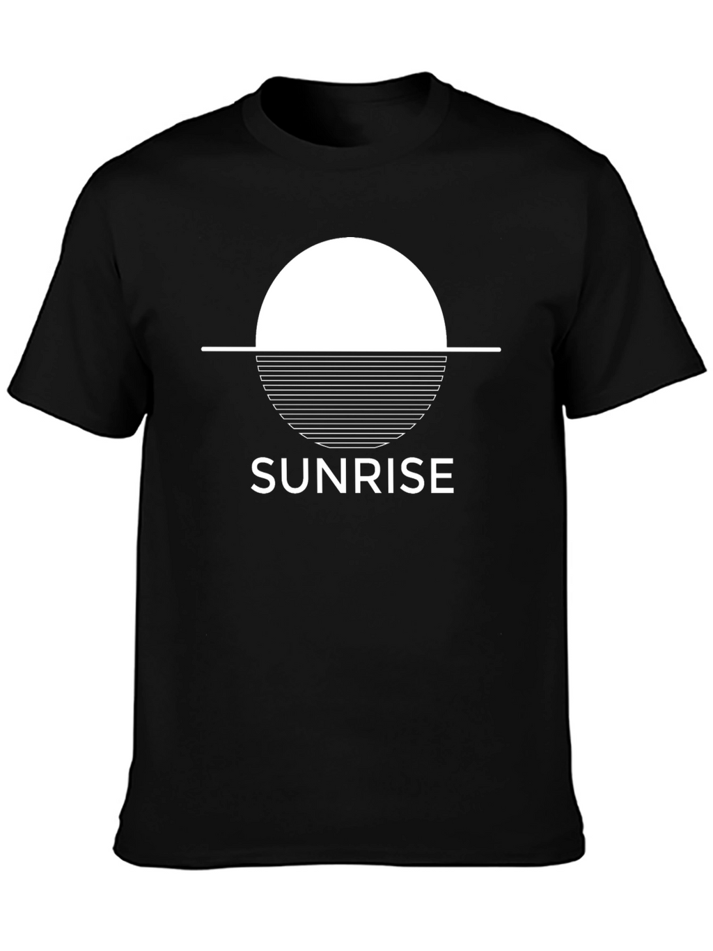 Sunrise Graphic Tee - Modern Minimalist T-Shirt