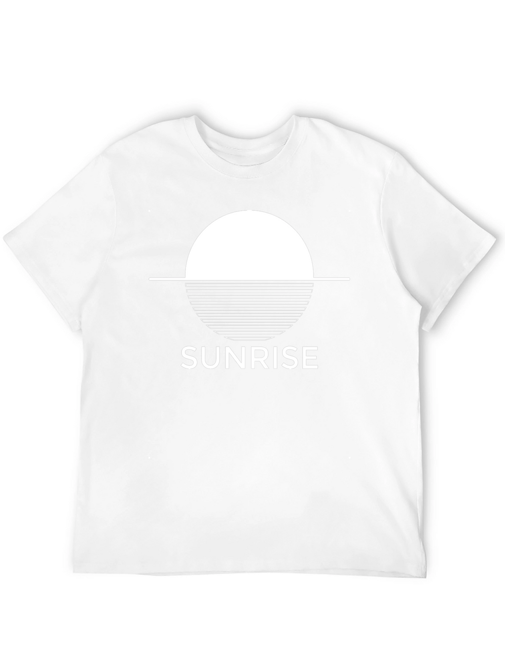 Sunrise Graphic Tee - Modern Minimalist T-Shirt