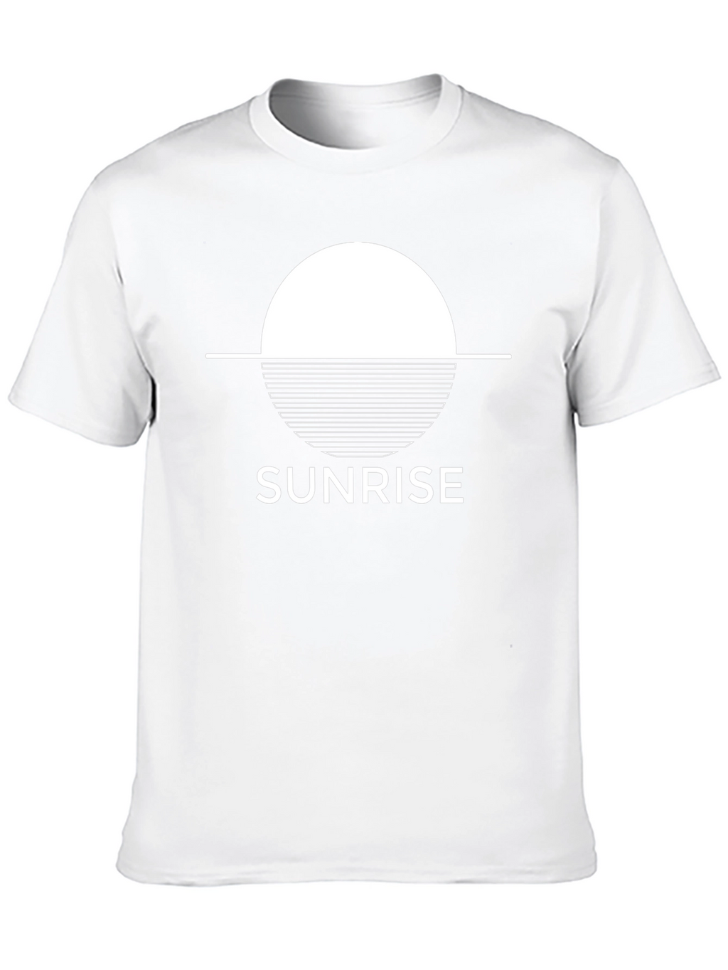 Sunrise Graphic Tee - Modern Minimalist T-Shirt