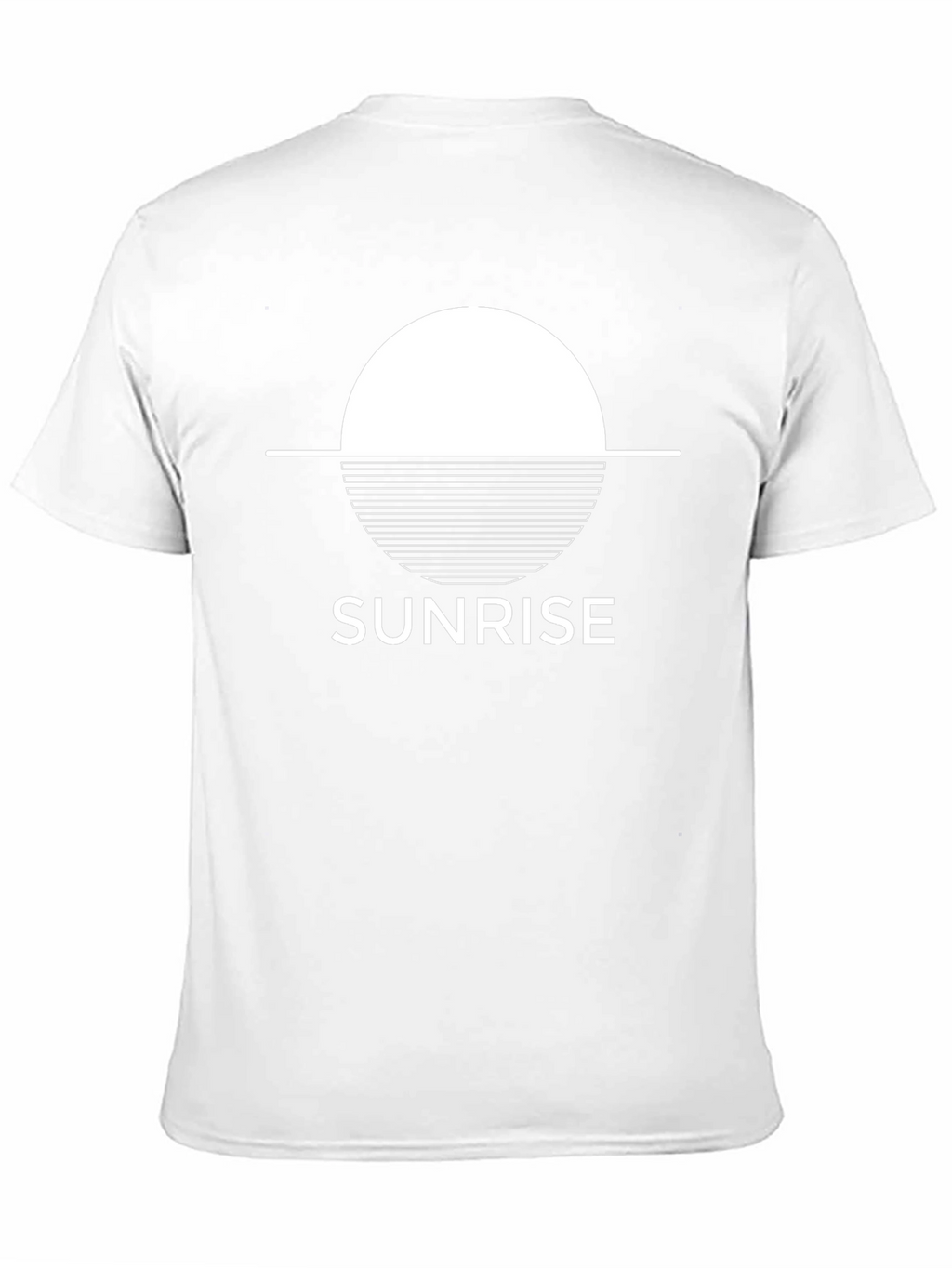 Sunrise Graphic Tee - Modern Minimalist T-Shirt