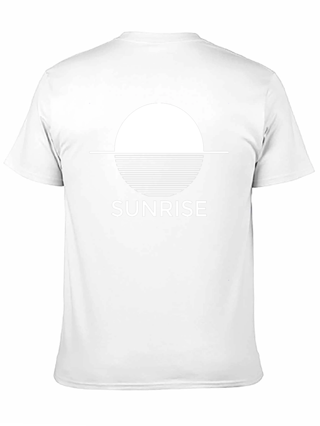 Sunrise Graphic Tee - Modern Minimalist T-Shirt