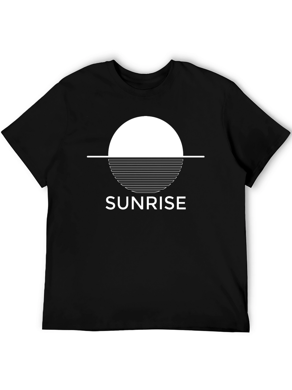 Sunrise Graphic Tee - Modern Minimalist T-Shirt