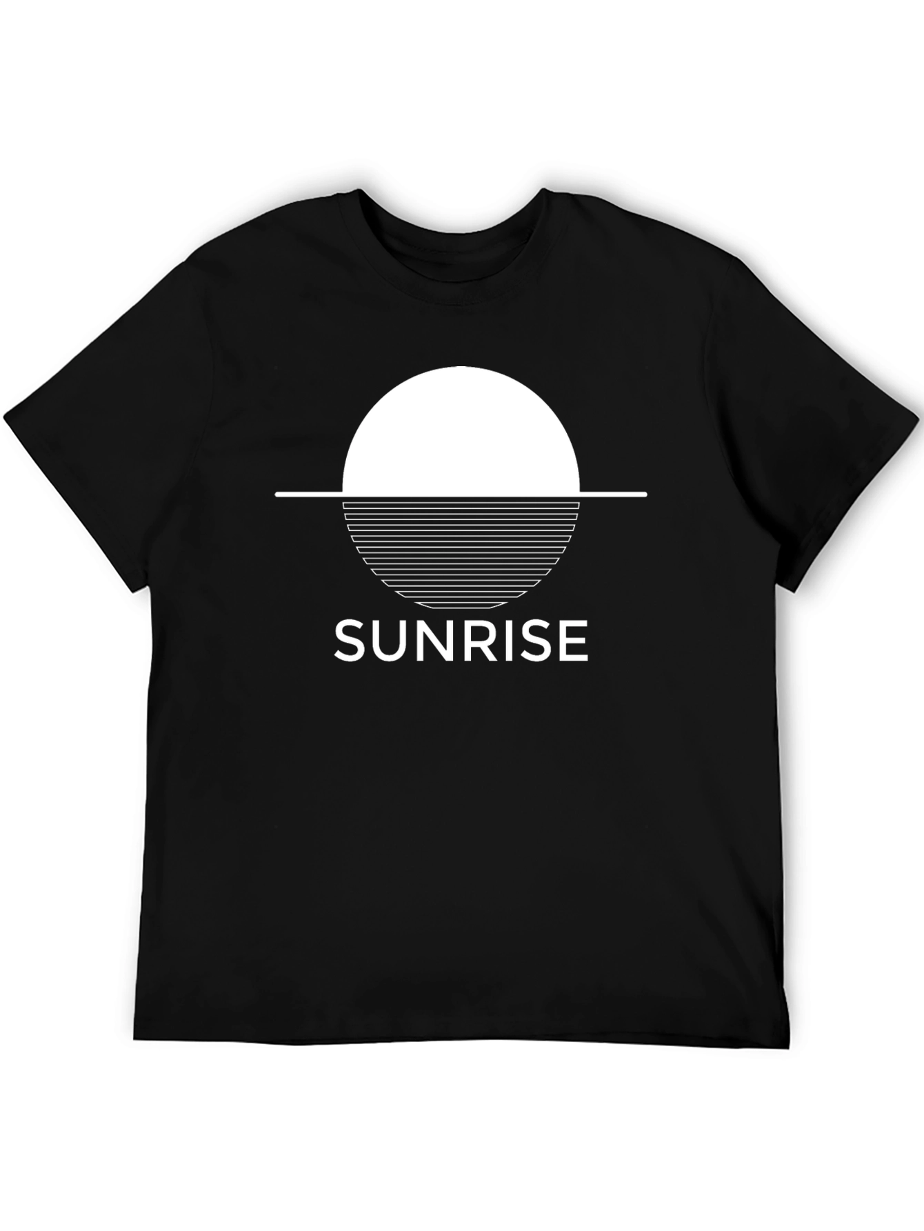 Sunrise Graphic Tee - Modern Minimalist T-Shirt