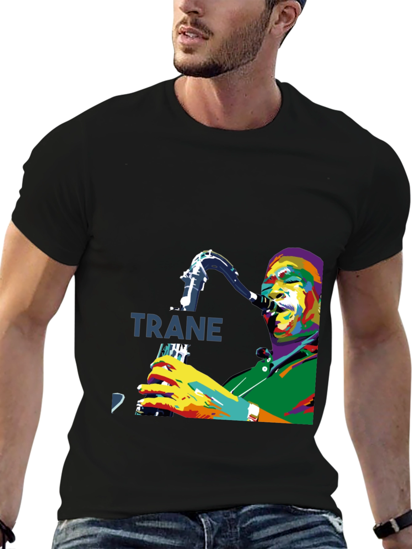 Coltrane Jazz Music Graphic T-Shirt