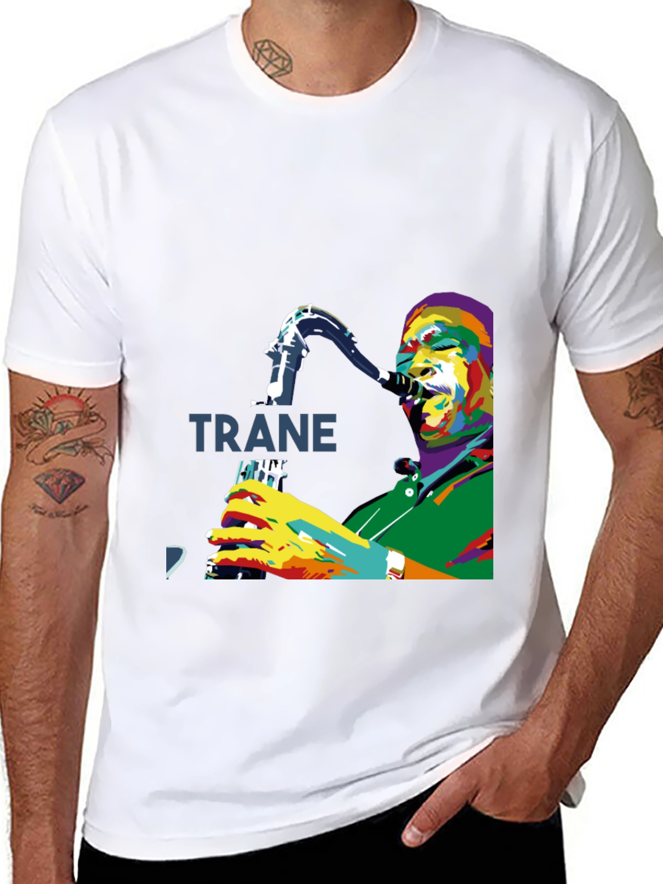 Coltrane Jazz Music Graphic T-Shirt