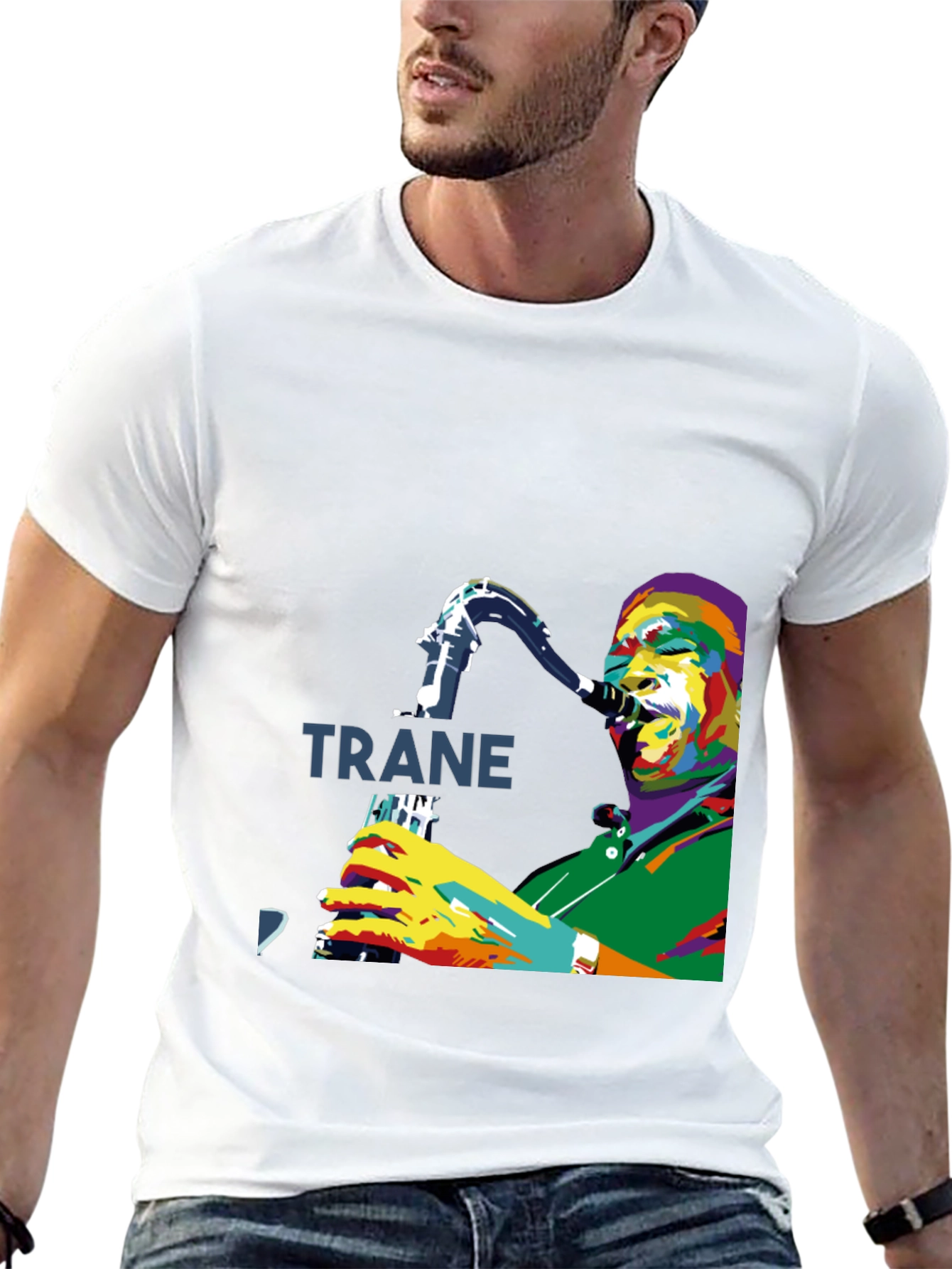 Coltrane Jazz Music Graphic T-Shirt