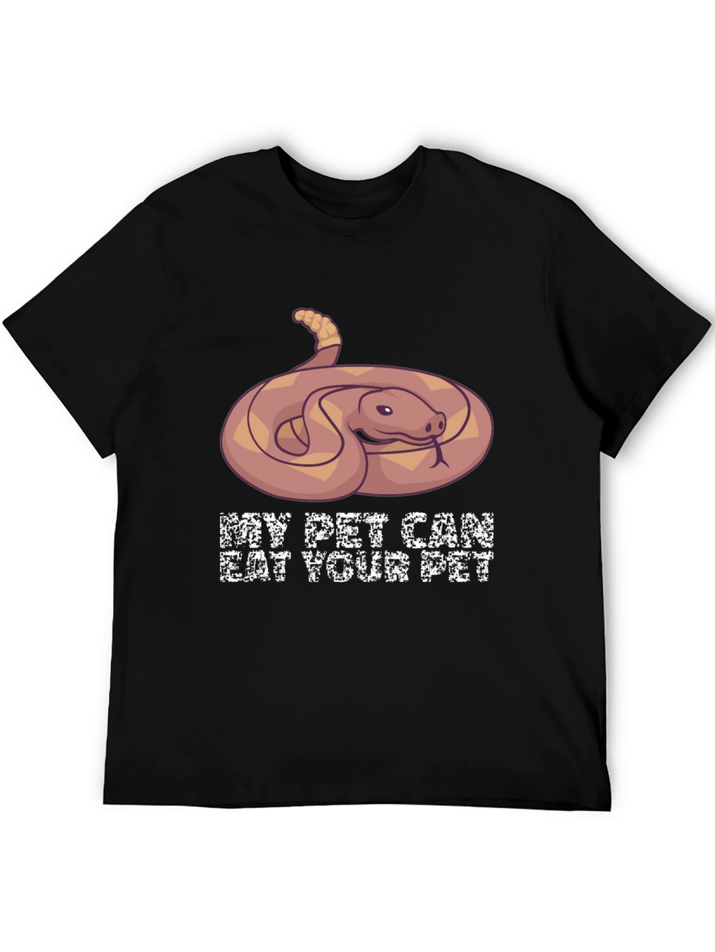 My Pet Can Eat Your Pet Snake Graphic T-Shirt