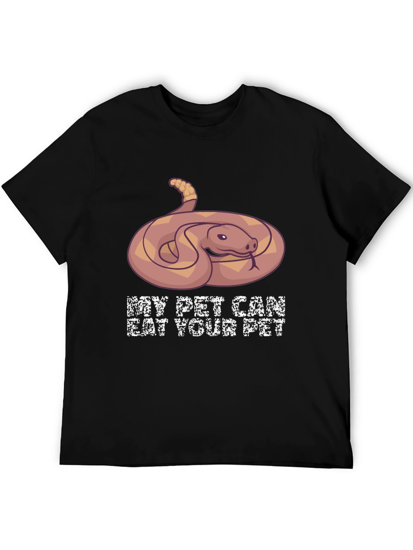 My Pet Can Eat Your Pet Snake Graphic T-Shirt