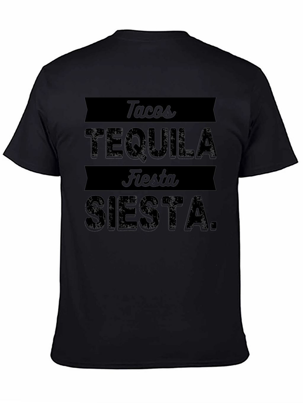 Tacos Tequila Fiesta Siesta Graphic T-Shirt