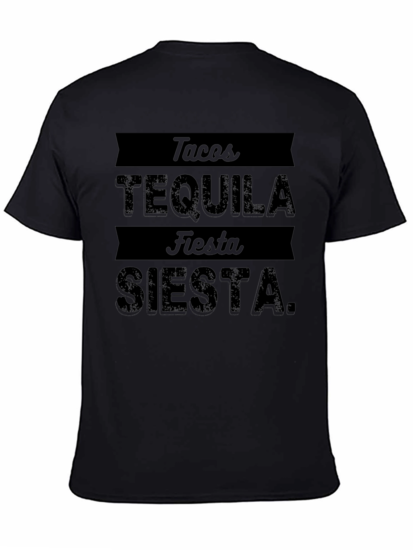 Tacos Tequila Fiesta Siesta Graphic T-Shirt