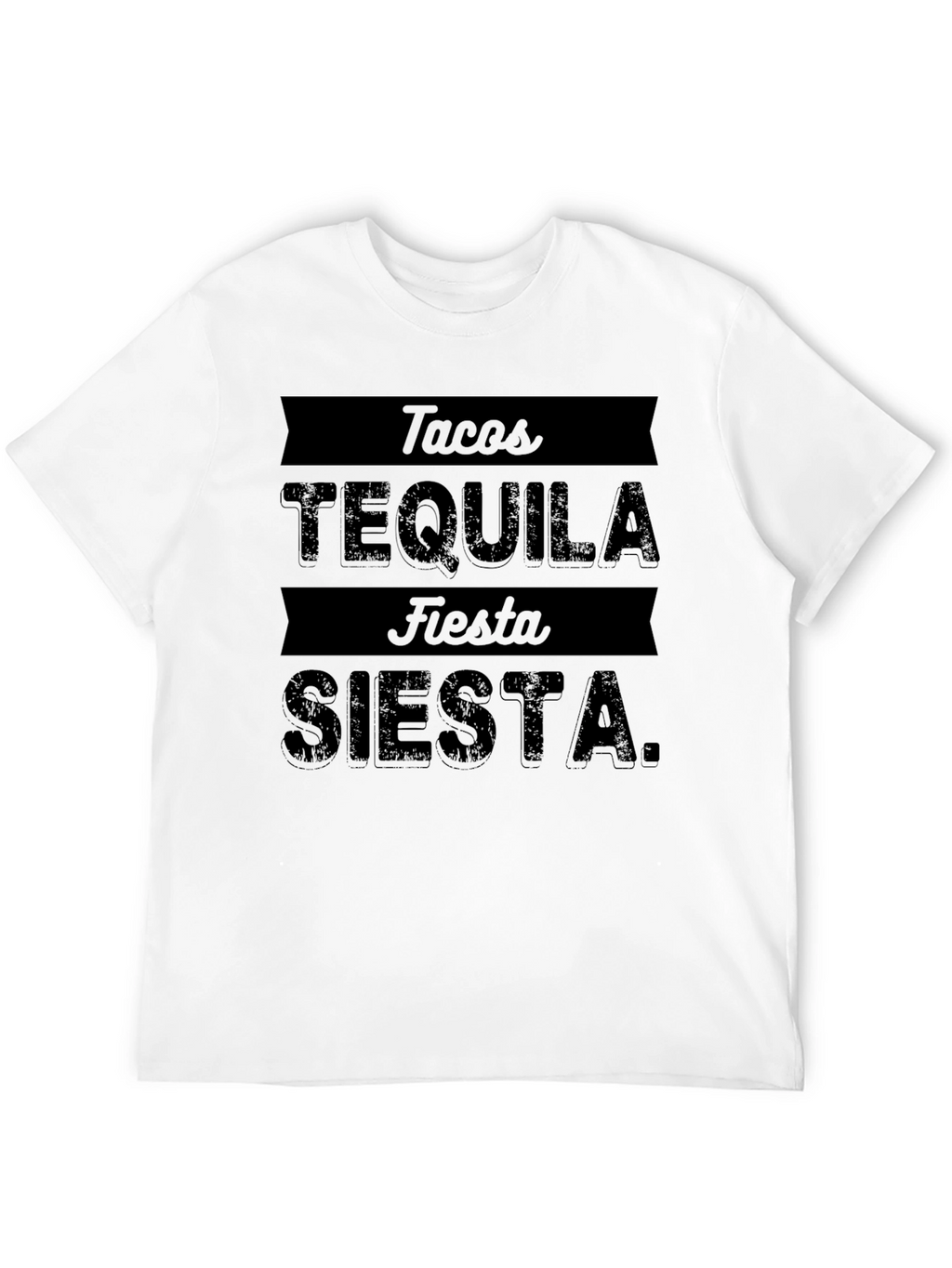 Tacos Tequila Fiesta Siesta Graphic T-Shirt
