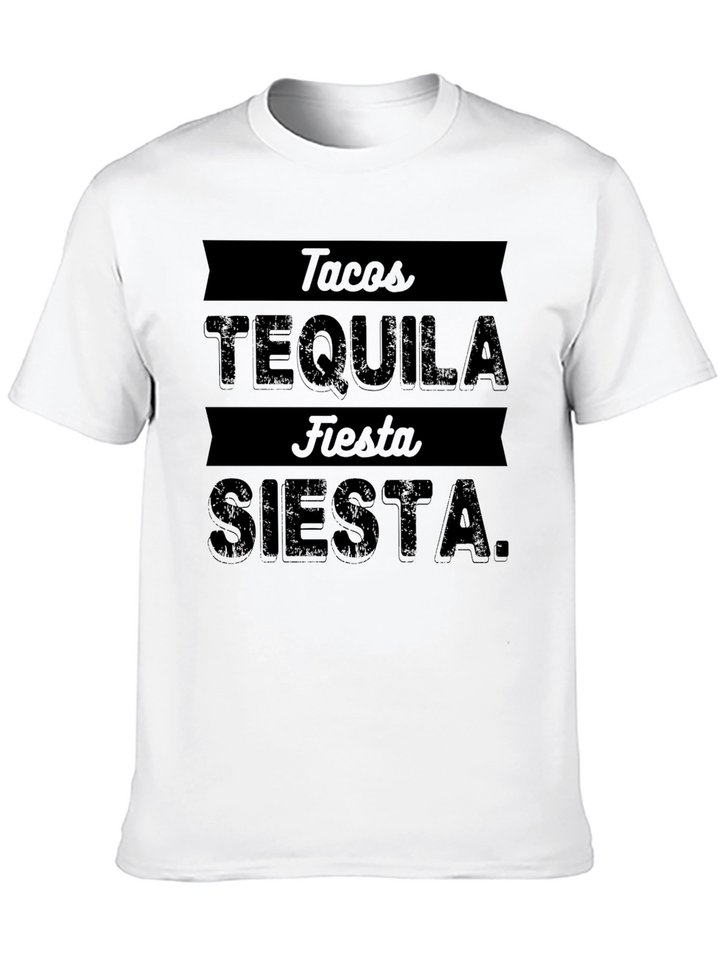 Tacos Tequila Fiesta Siesta Graphic T-Shirt