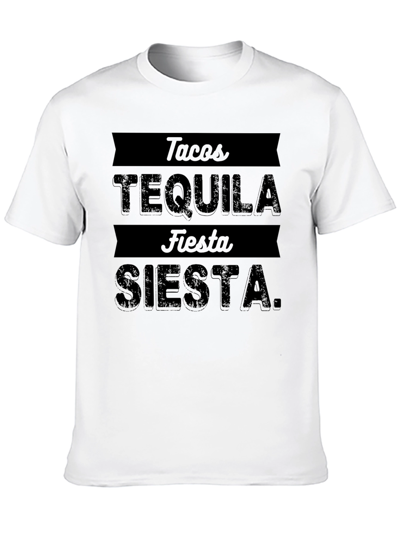 Tacos Tequila Fiesta Siesta Graphic T-Shirt