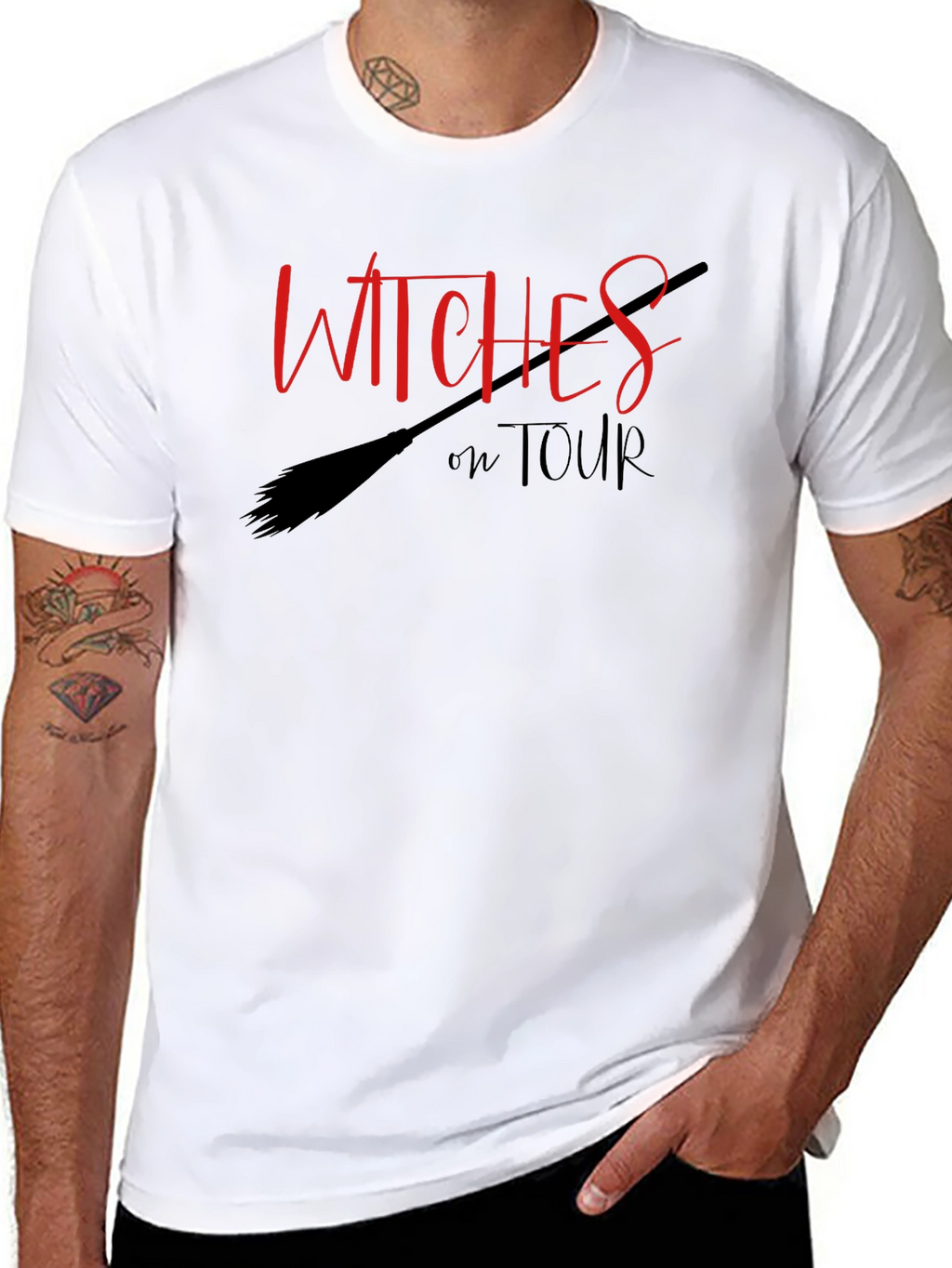 Witches on Tour Black Graphic Tee