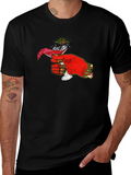 Red Hand Cocktail Graphic T-Shirt