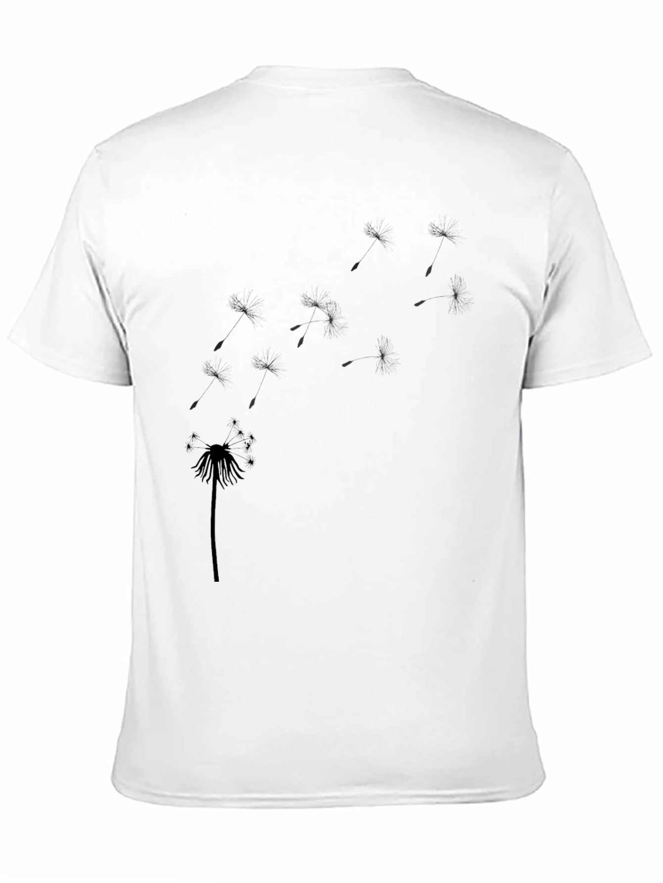 Dandelion Graphic Black T-Shirt