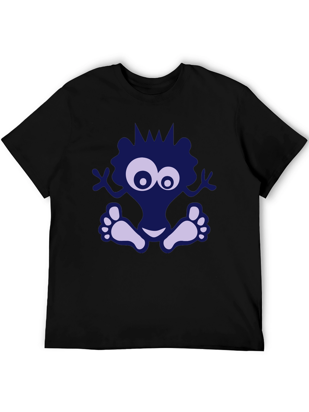Funky Monster Graphic Black T-Shirt
