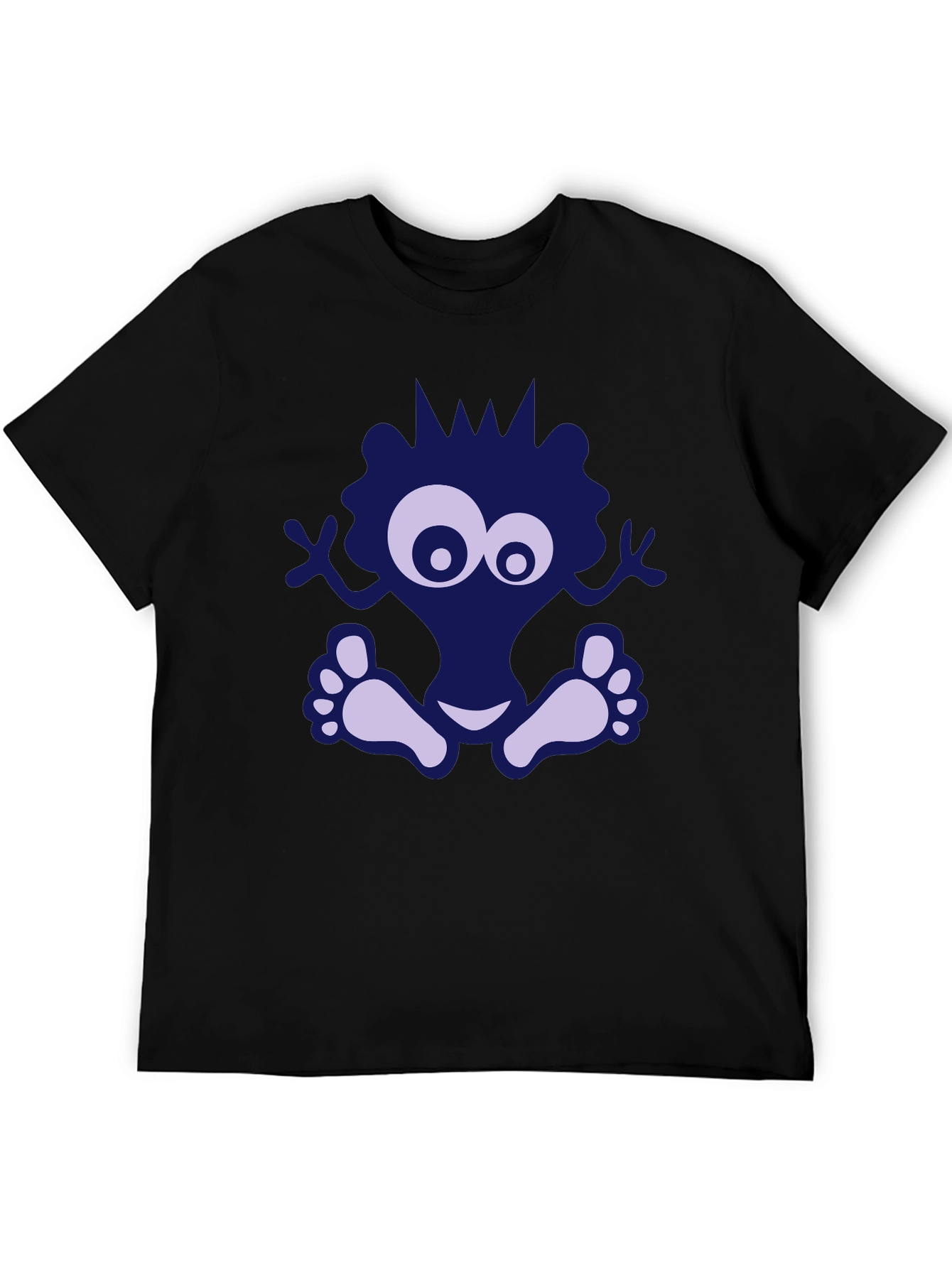 Funky Monster Graphic Black T-Shirt