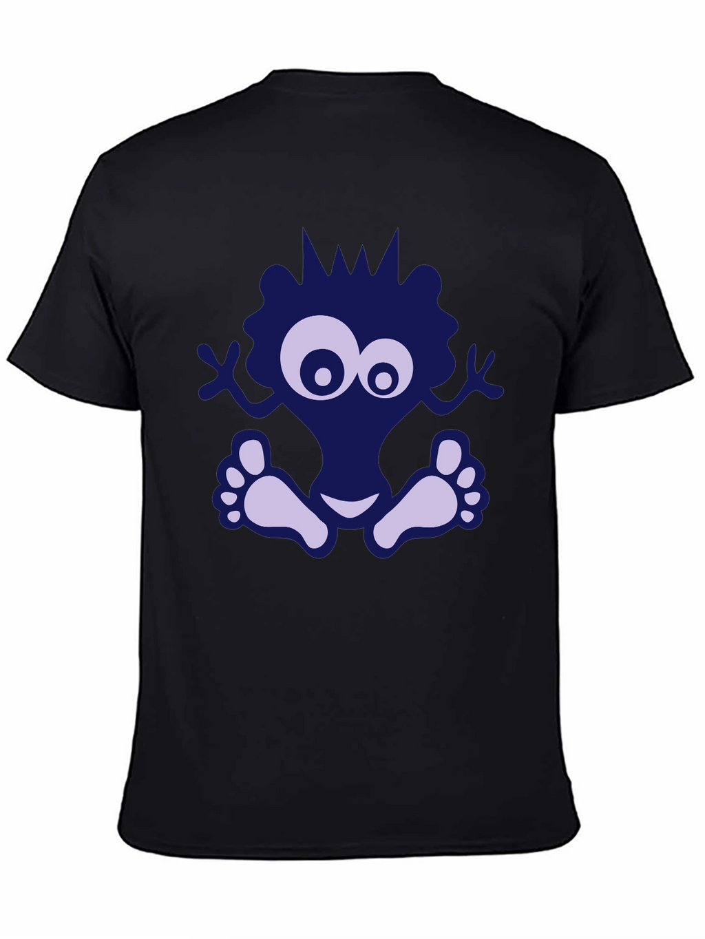 Funky Monster Graphic Black T-Shirt