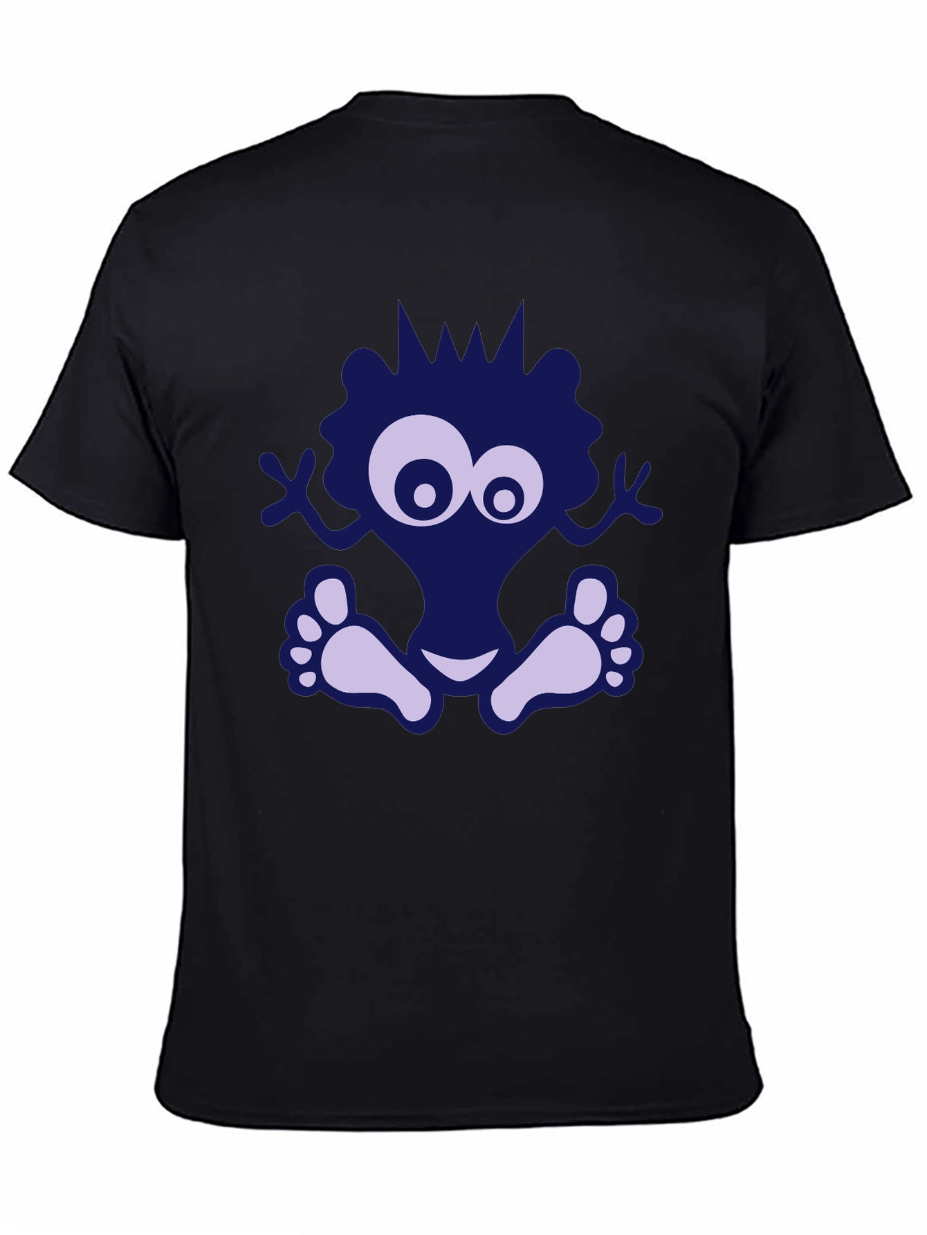 Funky Monster Graphic Black T-Shirt