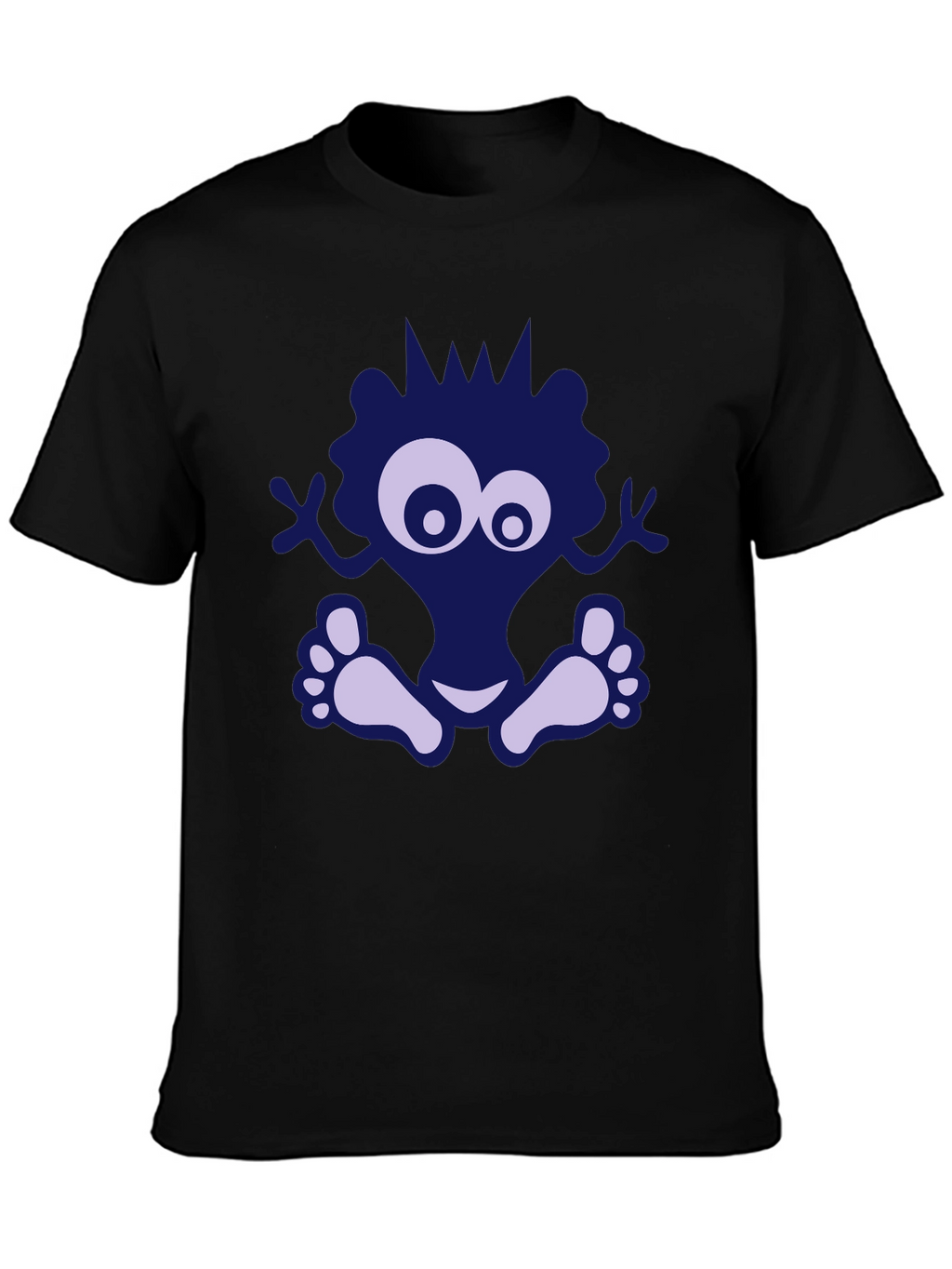 Funky Monster Graphic Black T-Shirt
