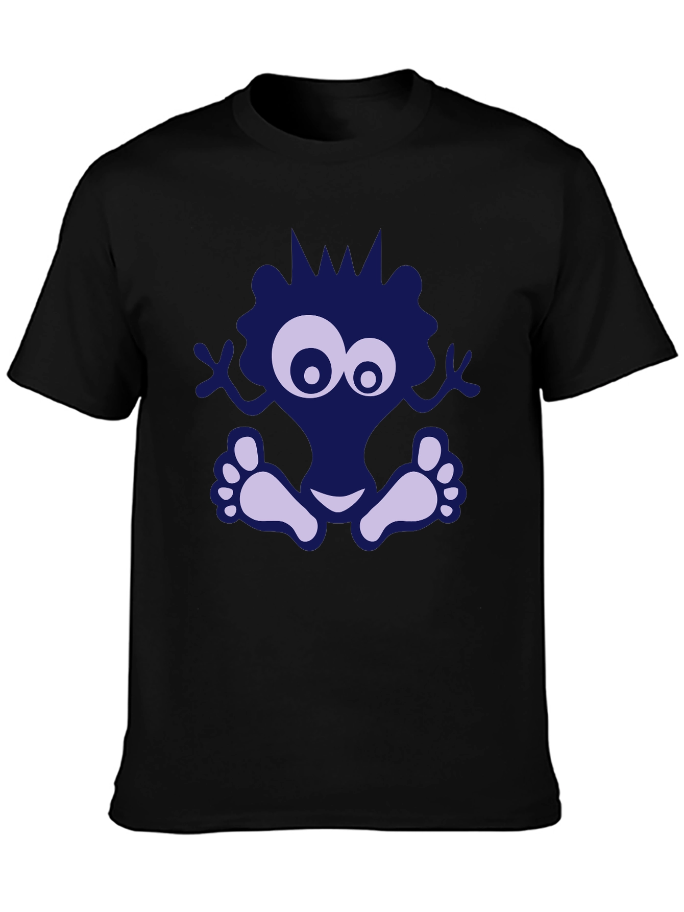 Funky Monster Graphic Black T-Shirt