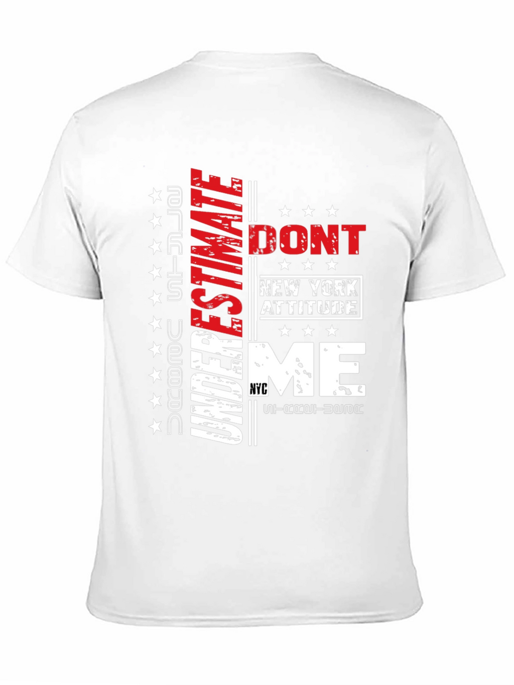 Edgy Dont Underestimate Me Graphic Tee