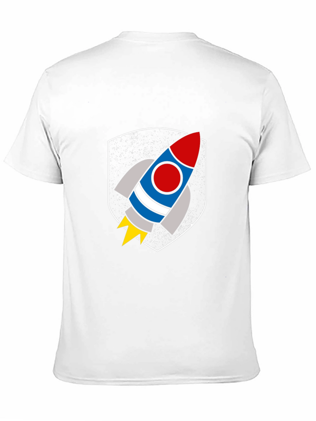 Rocket Graphic Black T-Shirt - Blast Off!