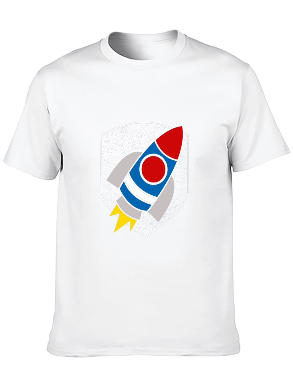 Rocket Graphic Black T-Shirt - Blast Off!
