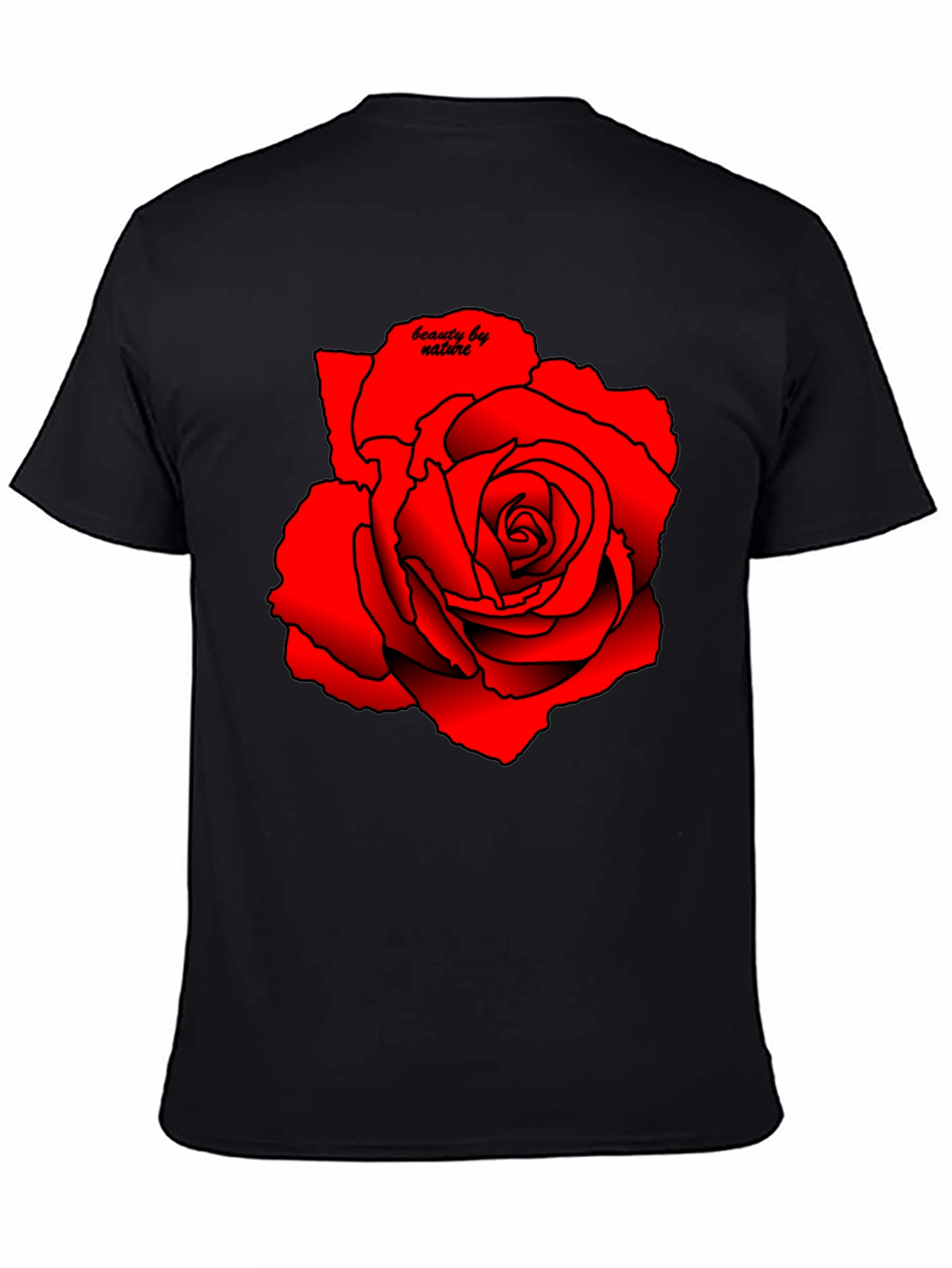 Red Rose Graphic Tee - Beauty by Nature