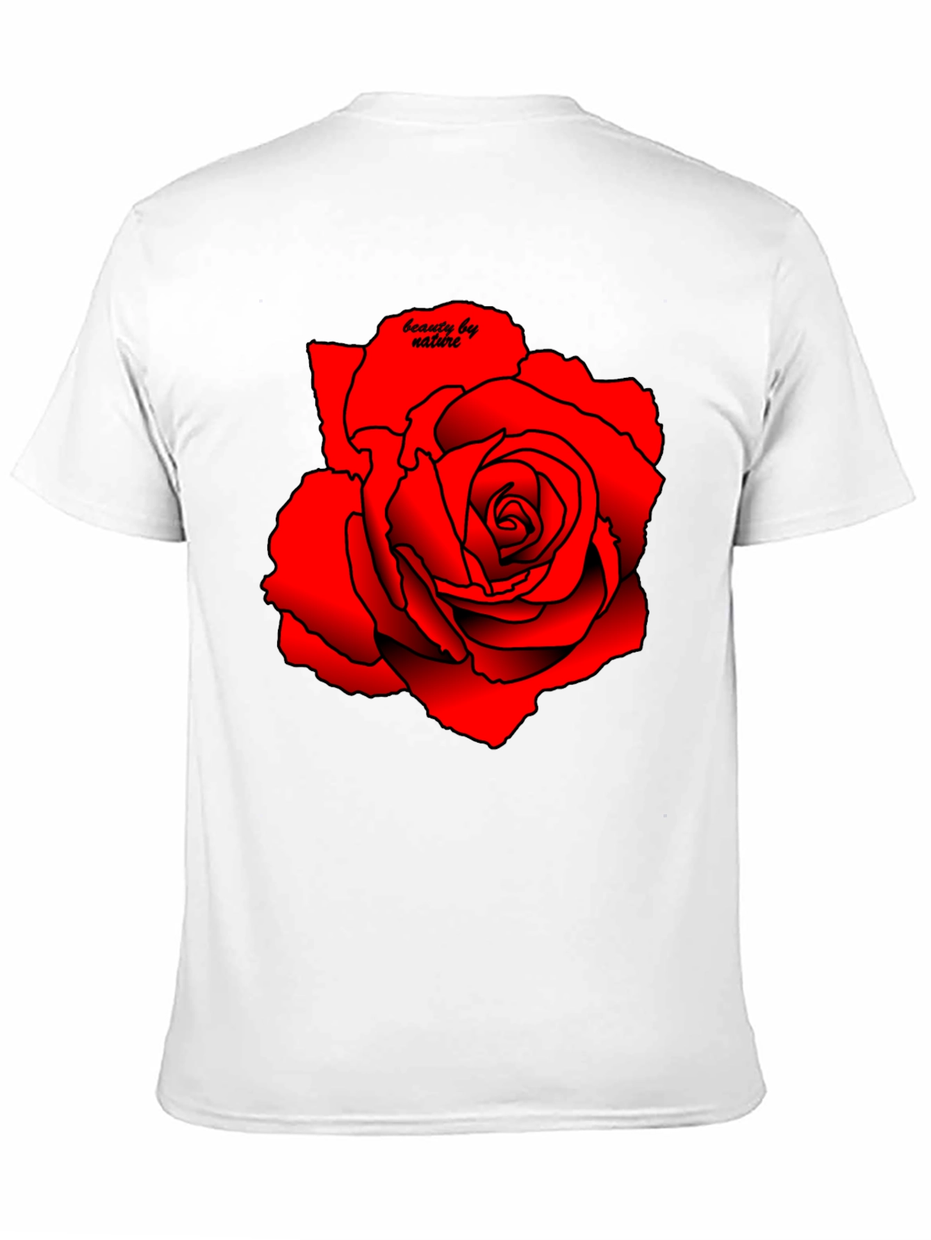 Red Rose Graphic Tee - Beauty by Nature