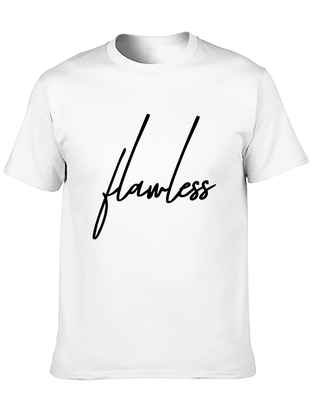 Flawless Black Graphic T-Shirt