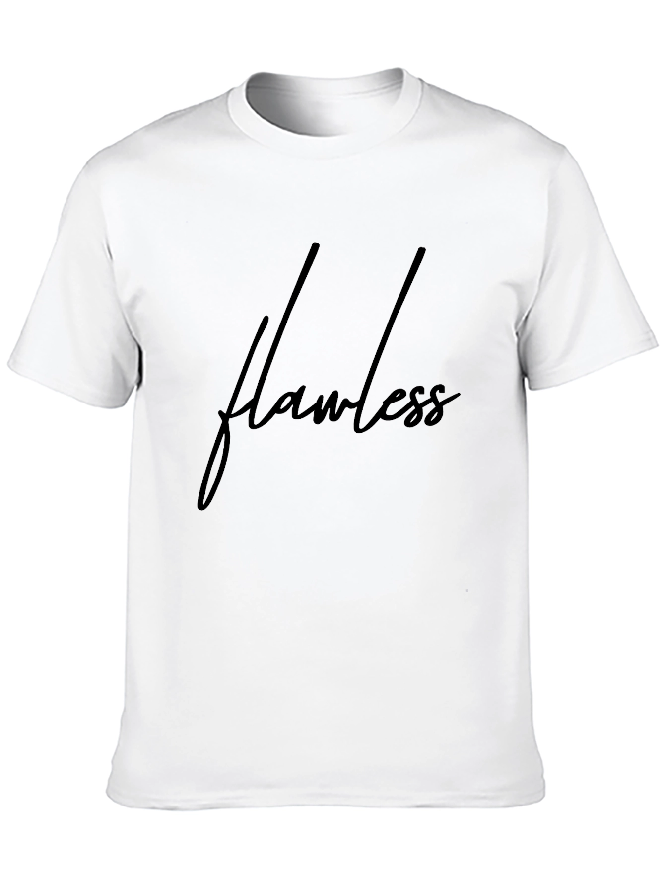 Flawless Black Graphic T-Shirt