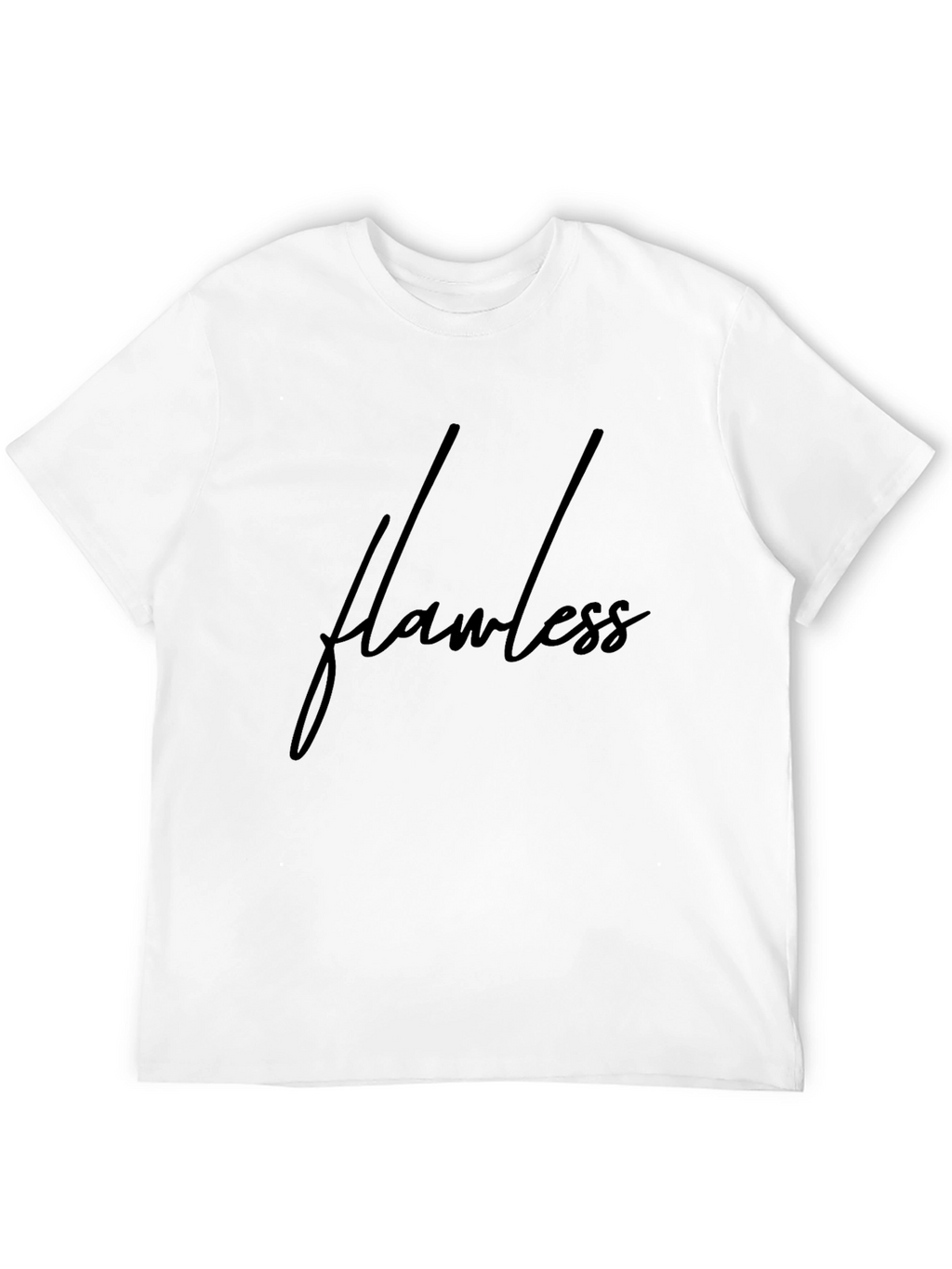 Flawless Black Graphic T-Shirt