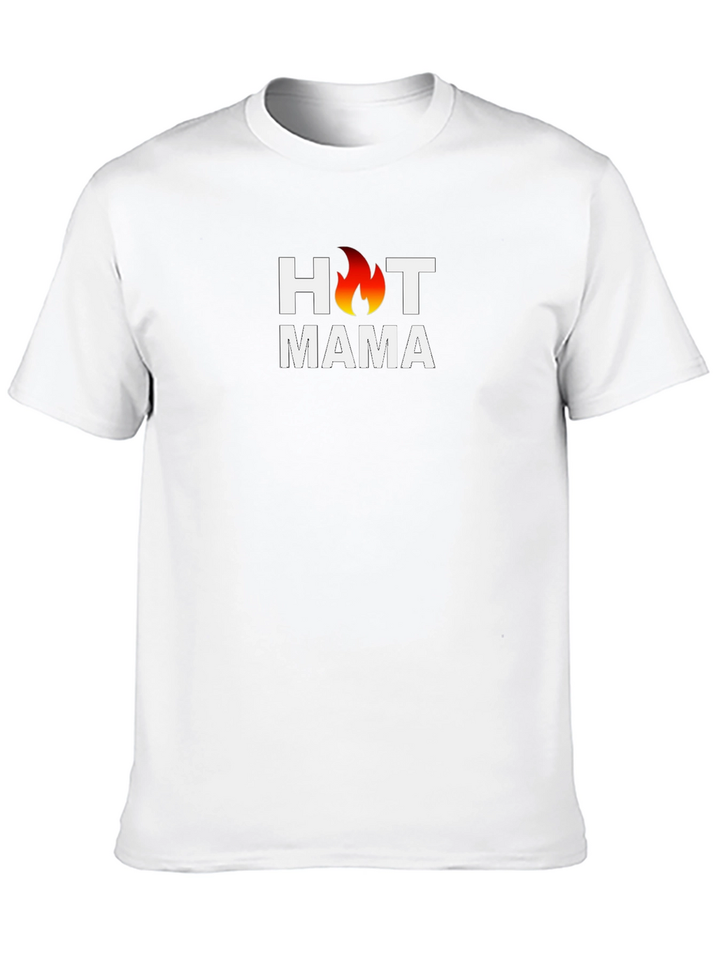 Hot Mama Graphic Tee - Black Cotton T-Shirt