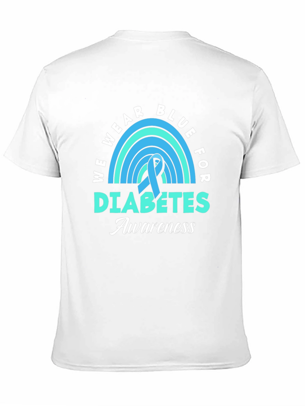 Blue Diabetes Awareness Ribbon T-Shirt