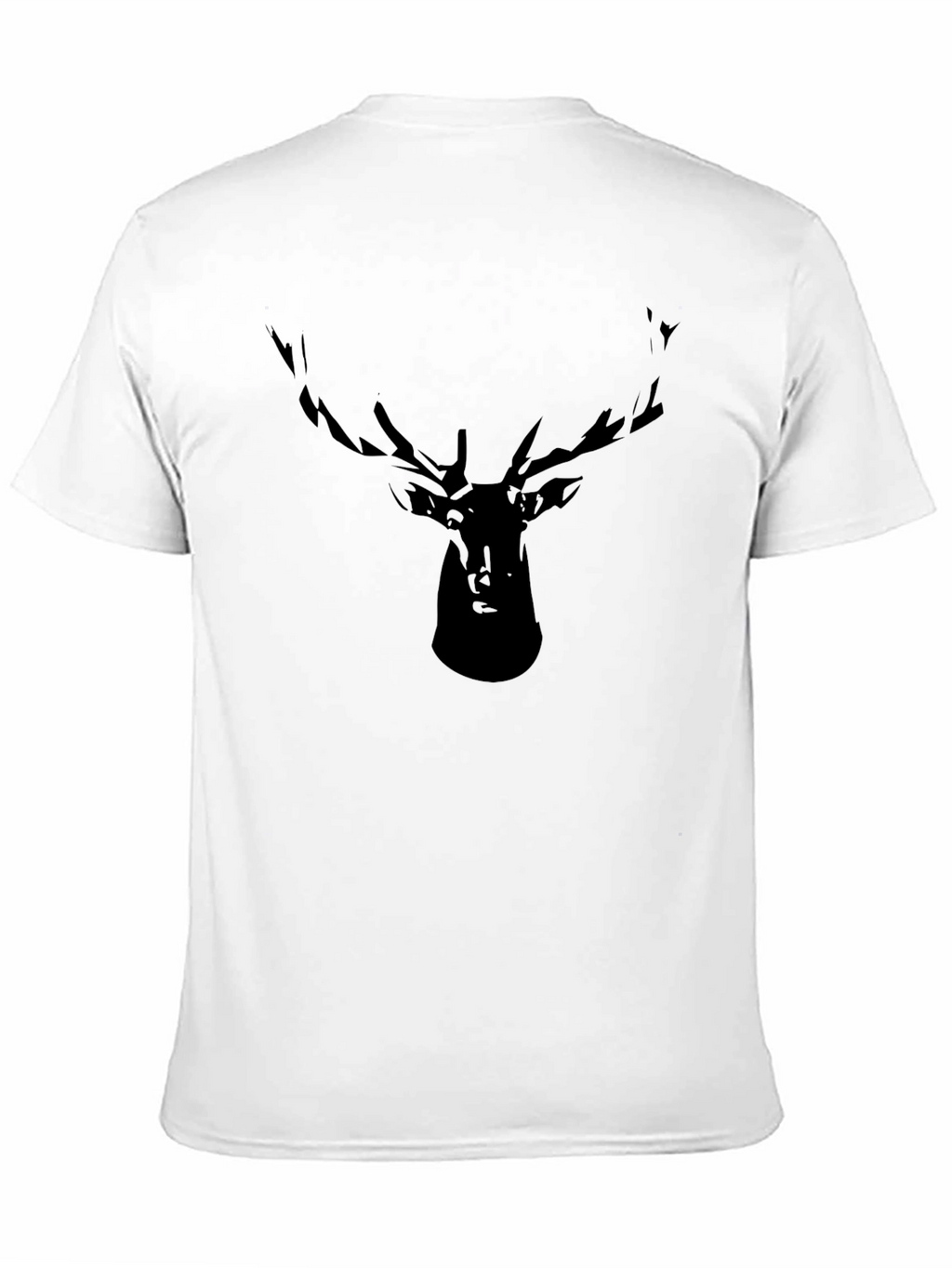 Black Deer Silhouette Graphic Tee