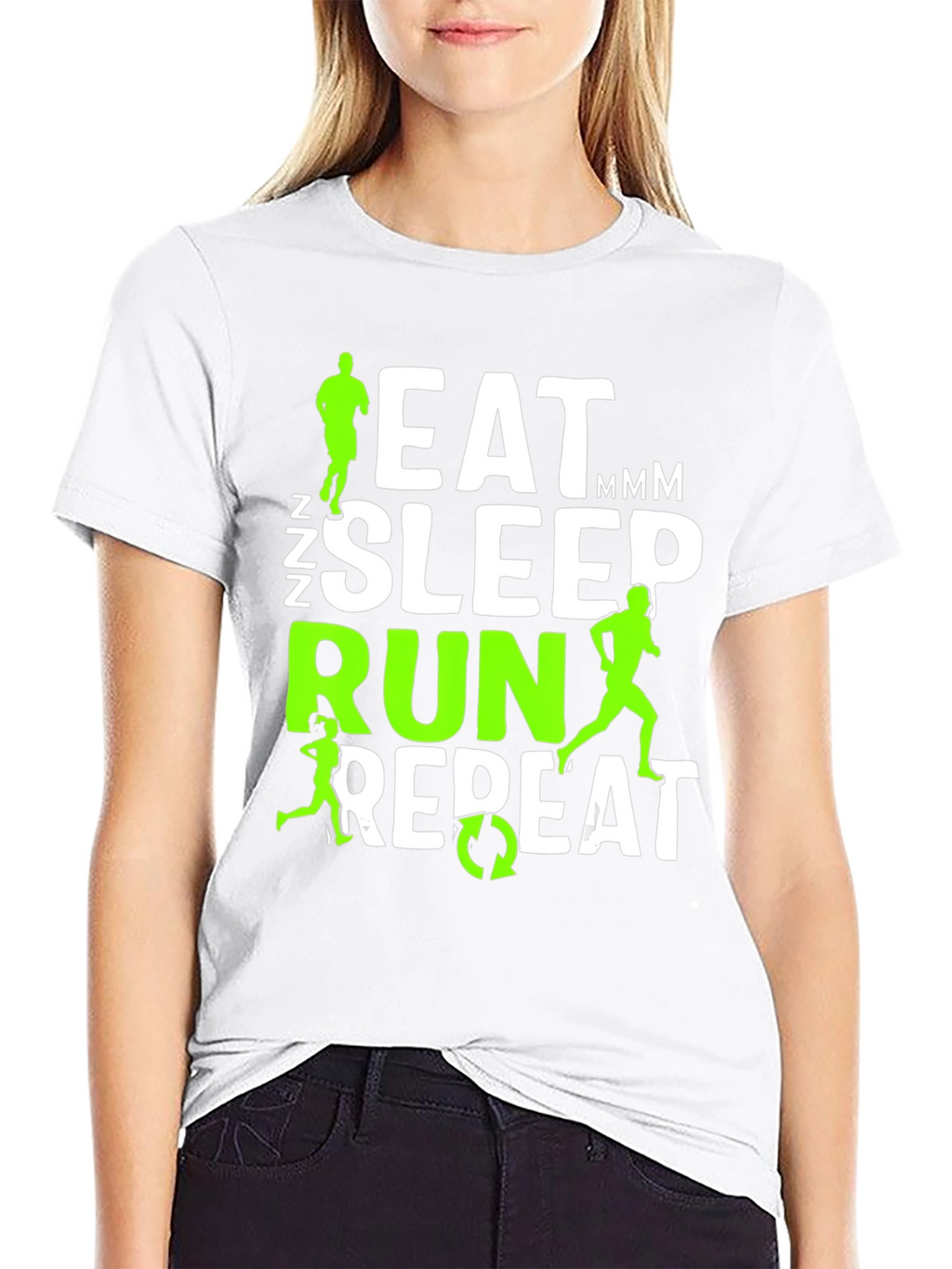 Eat Sleep Run Repeat T-Shirt - Runners Gift