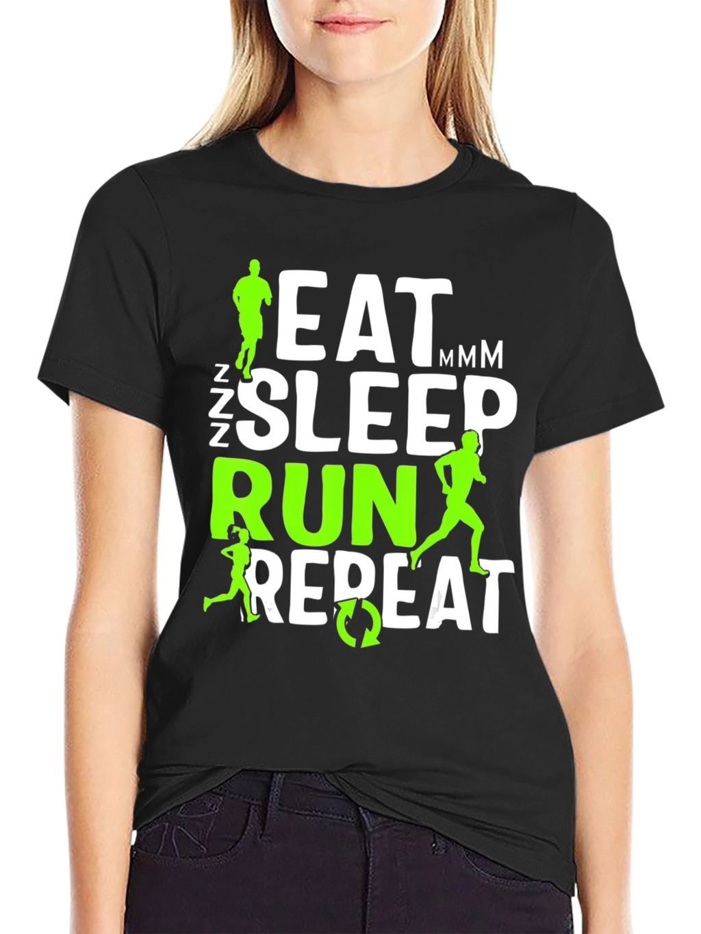 Eat Sleep Run Repeat T-Shirt - Runners Gift